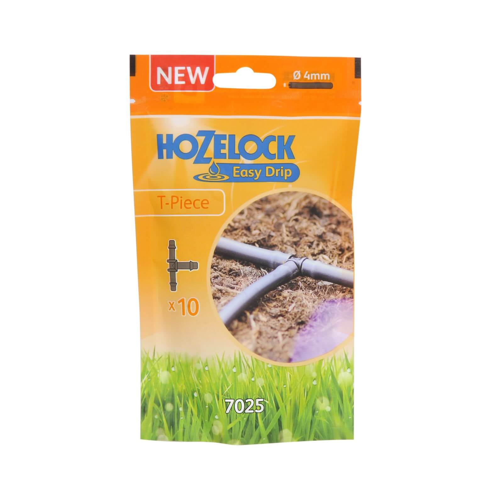 Hozelock T Piece for Automatic Watering System (Pack of 10)