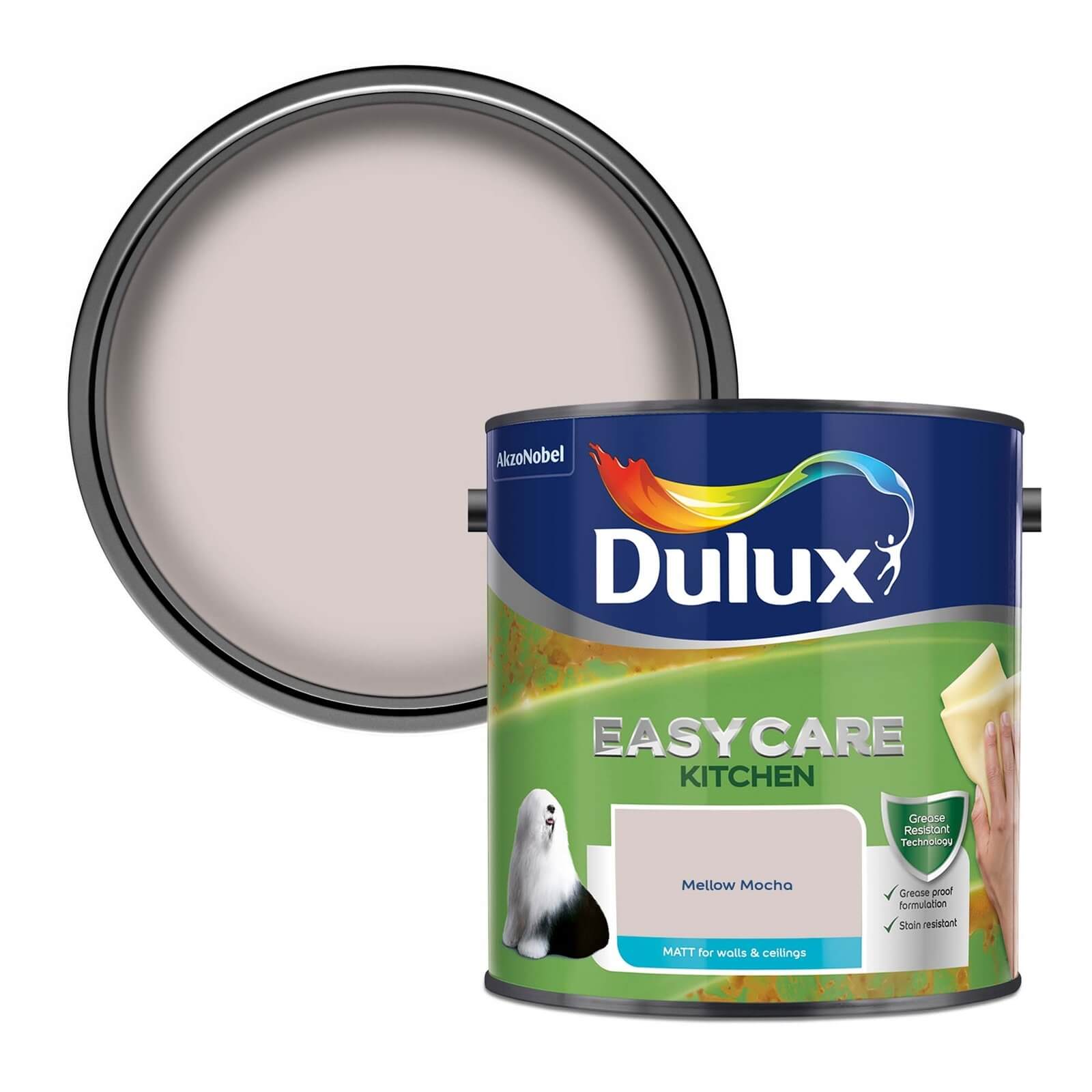Dulux Easycare Kitchen Mellow Mocha - Matt Emulsion Paint - 2.5L