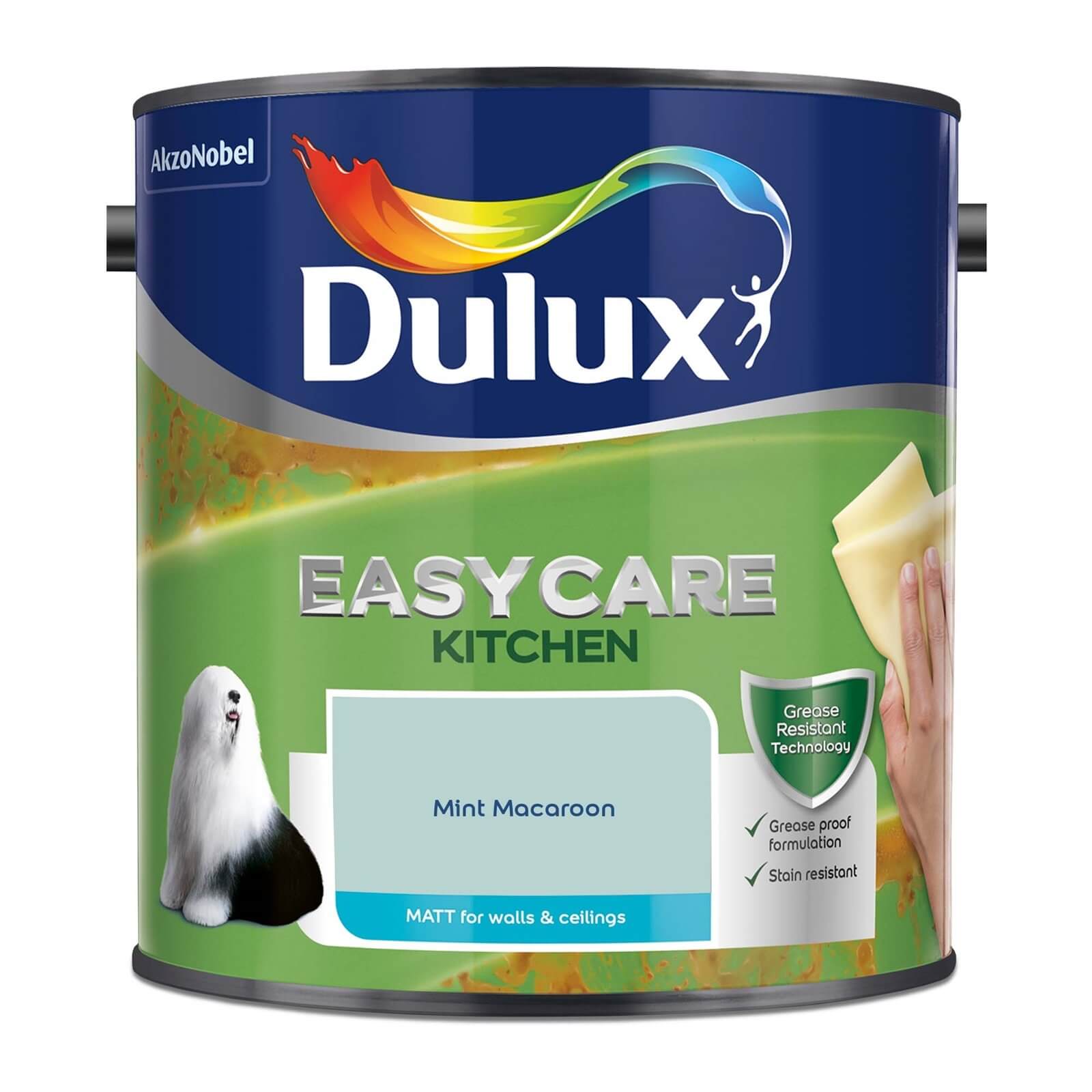 Dulux Easycare Kitchen Mint Macaroon Matt Paint - 2.5L