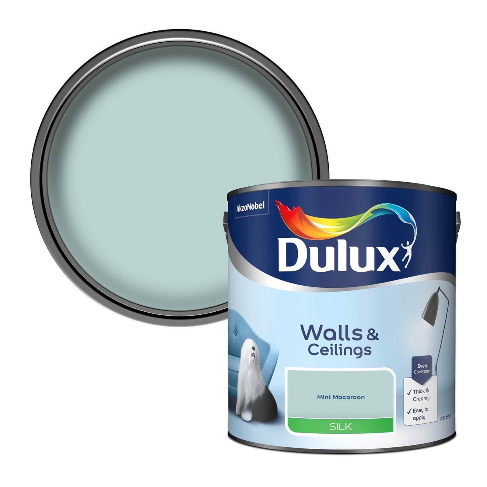 Dulux Silk Emulsion Paint Mint Macaroon - 2.5L
