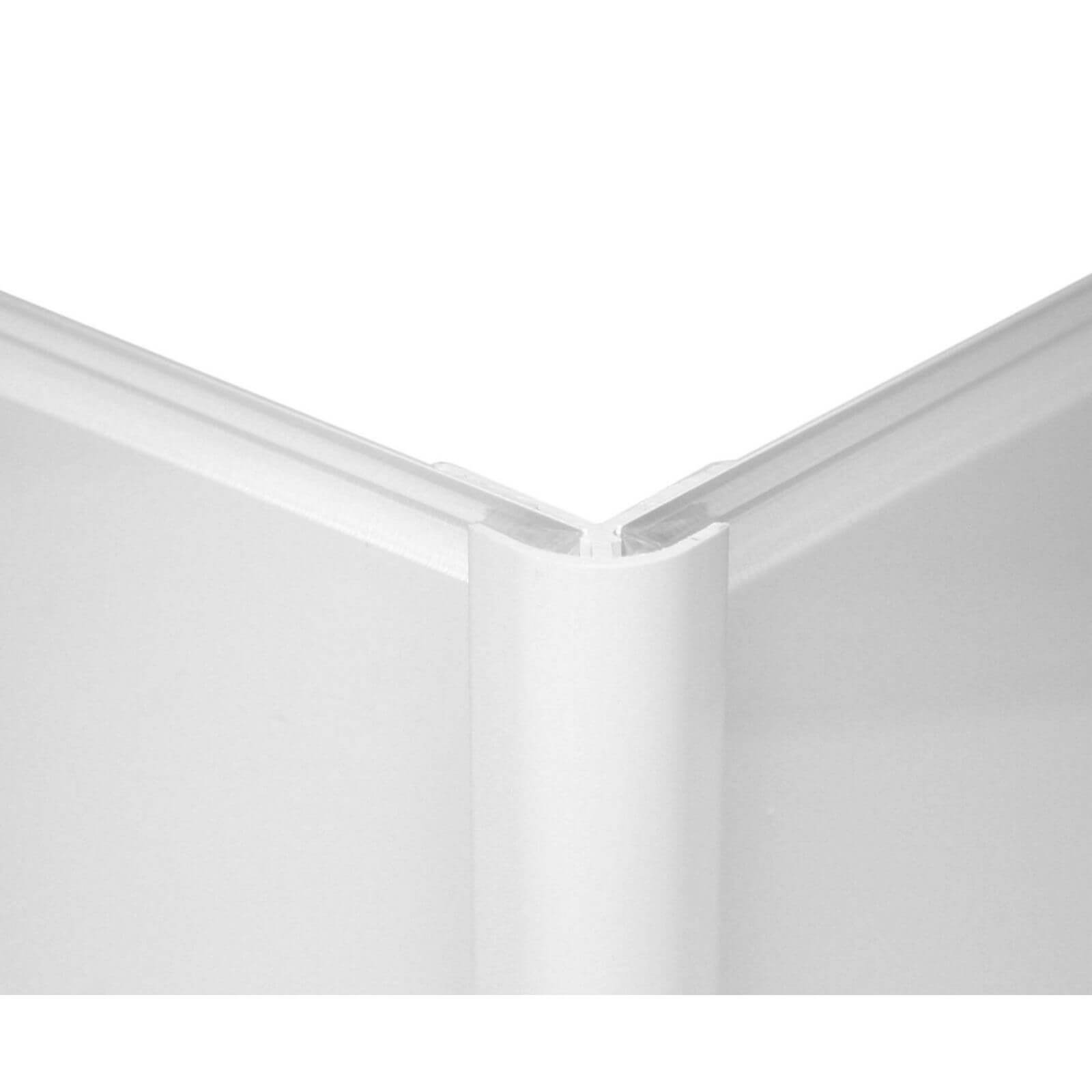 Zenolite Colour Matched PVC External Corner - 2500mm - White