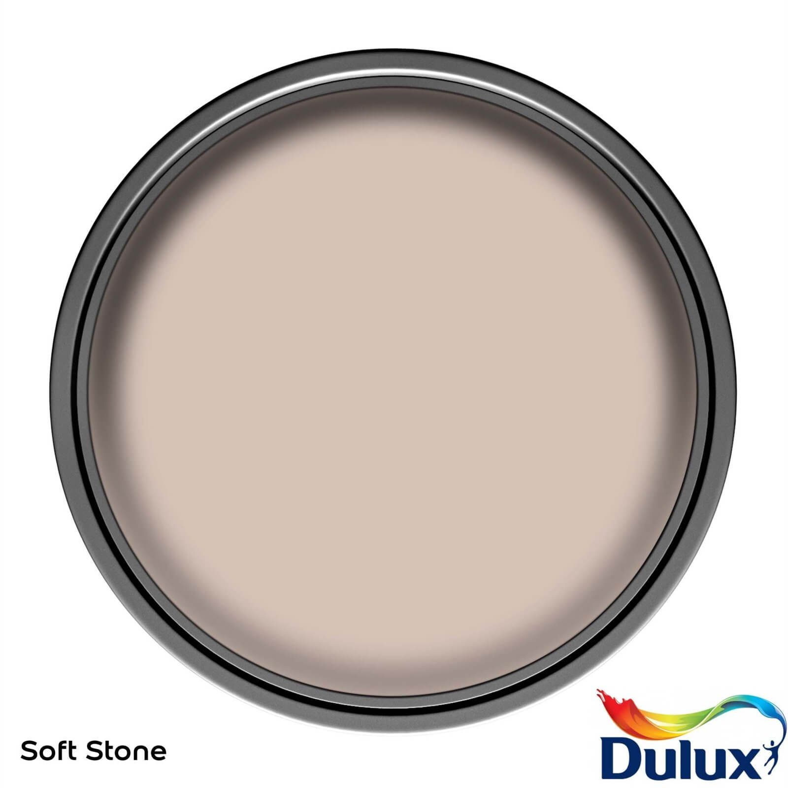 Dulux Silk Emulsion Paint Soft Stone 2.5L Homebase