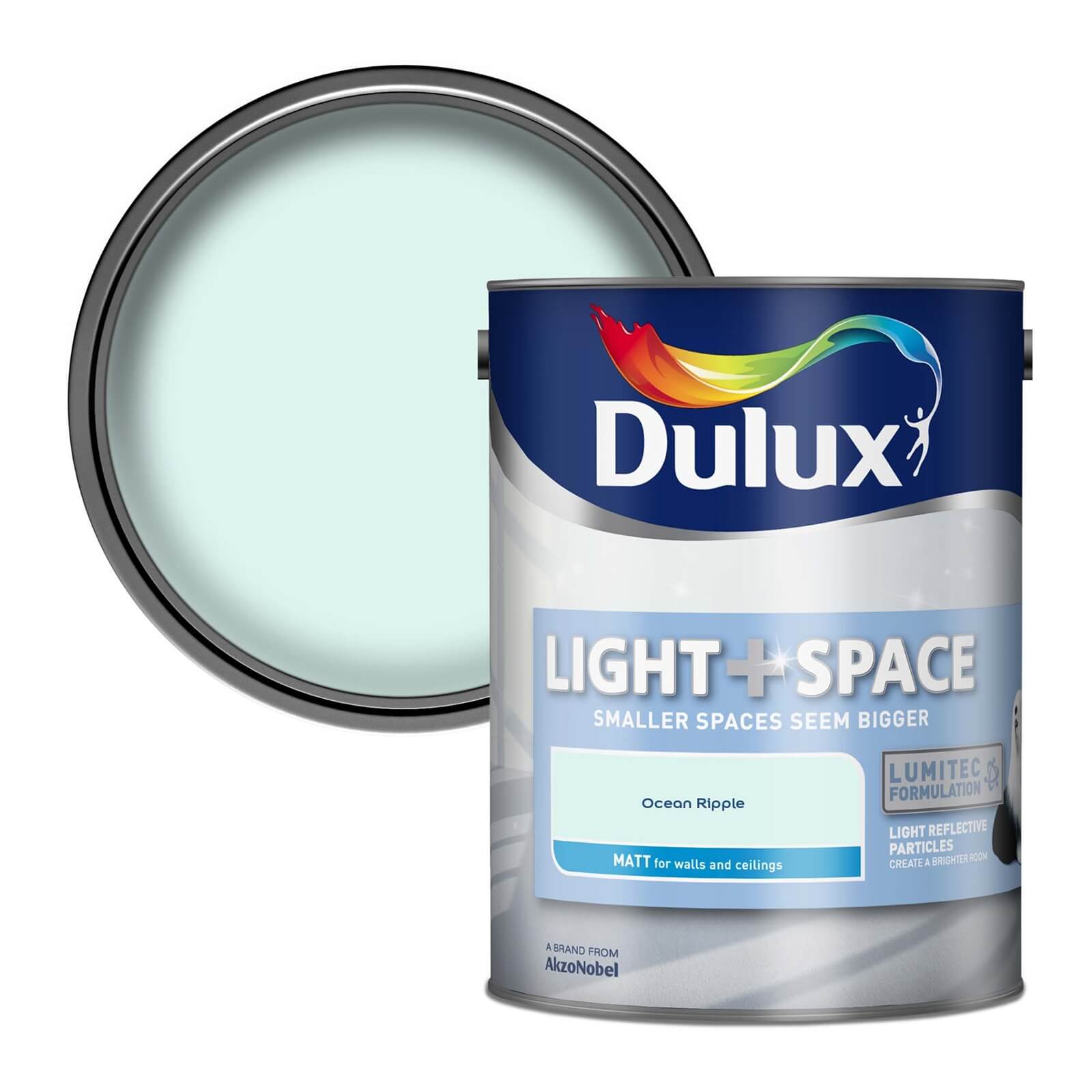 Dulux Light & Space Matt Emulsion Paint Ocean Ripple - 5L