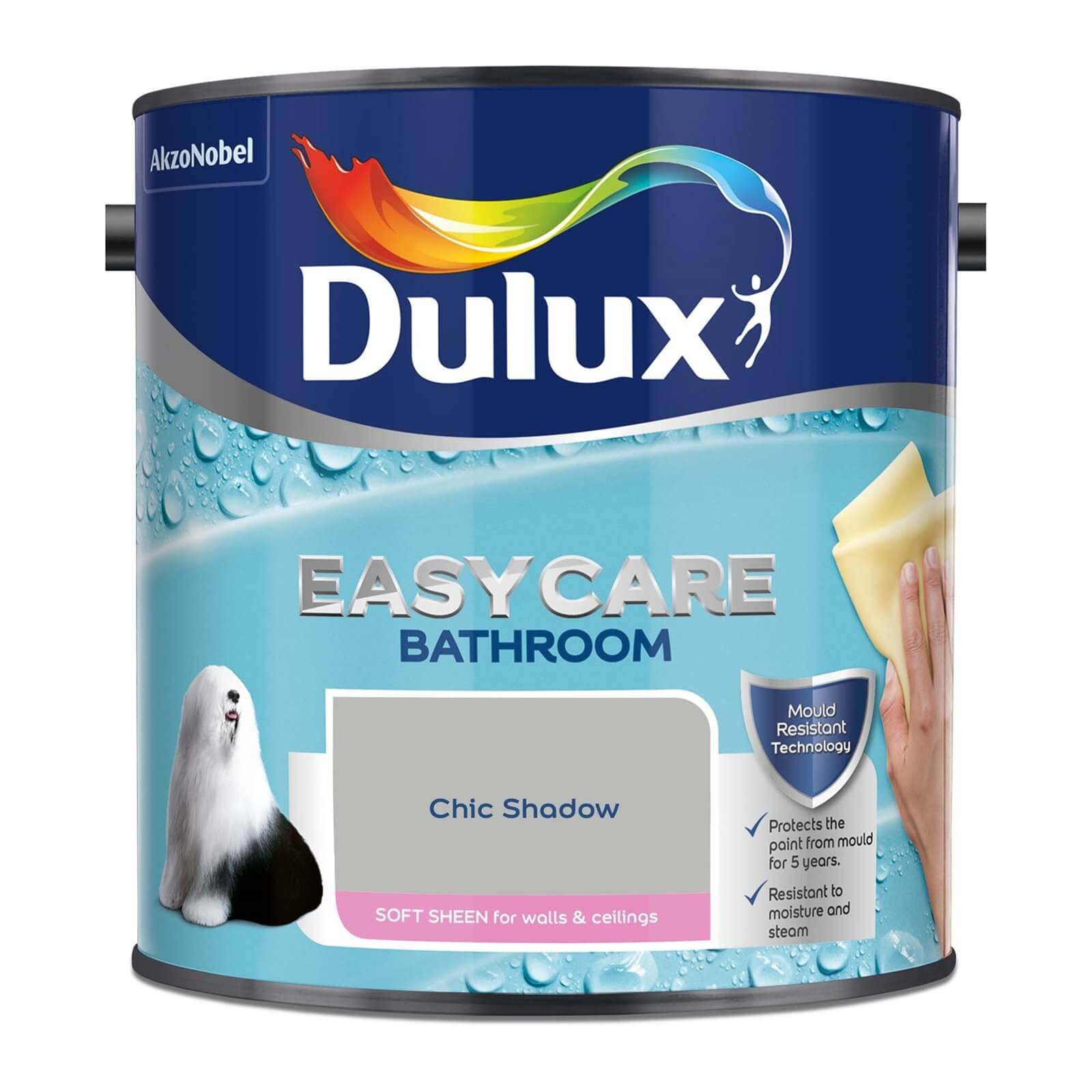 Dulux Easycare Bathroom Soft Sheen Emulsion Paint Chic Shadow - 2.5L