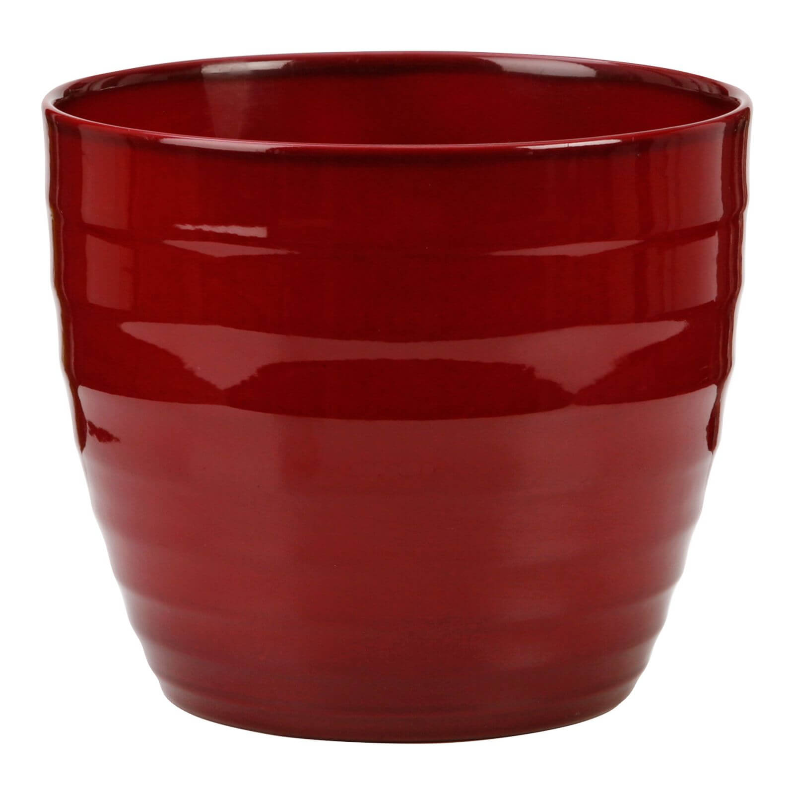 Dark Red Pot  - 14cm