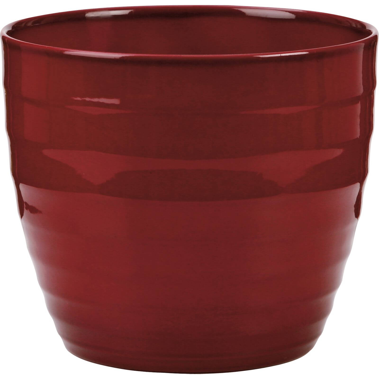 Dark Red Pot  - 25cm