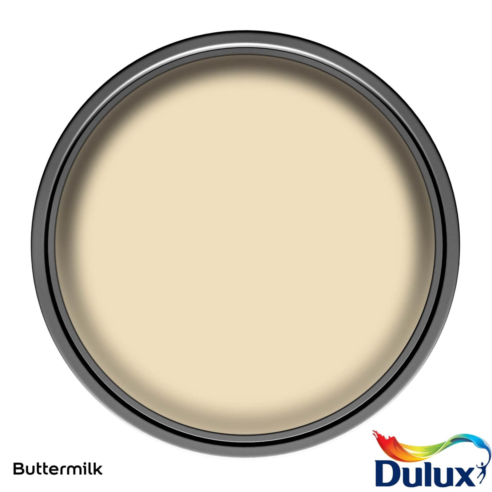 Dulux Once Buttermilk - Matt Emulsion Paint - 2.5L
