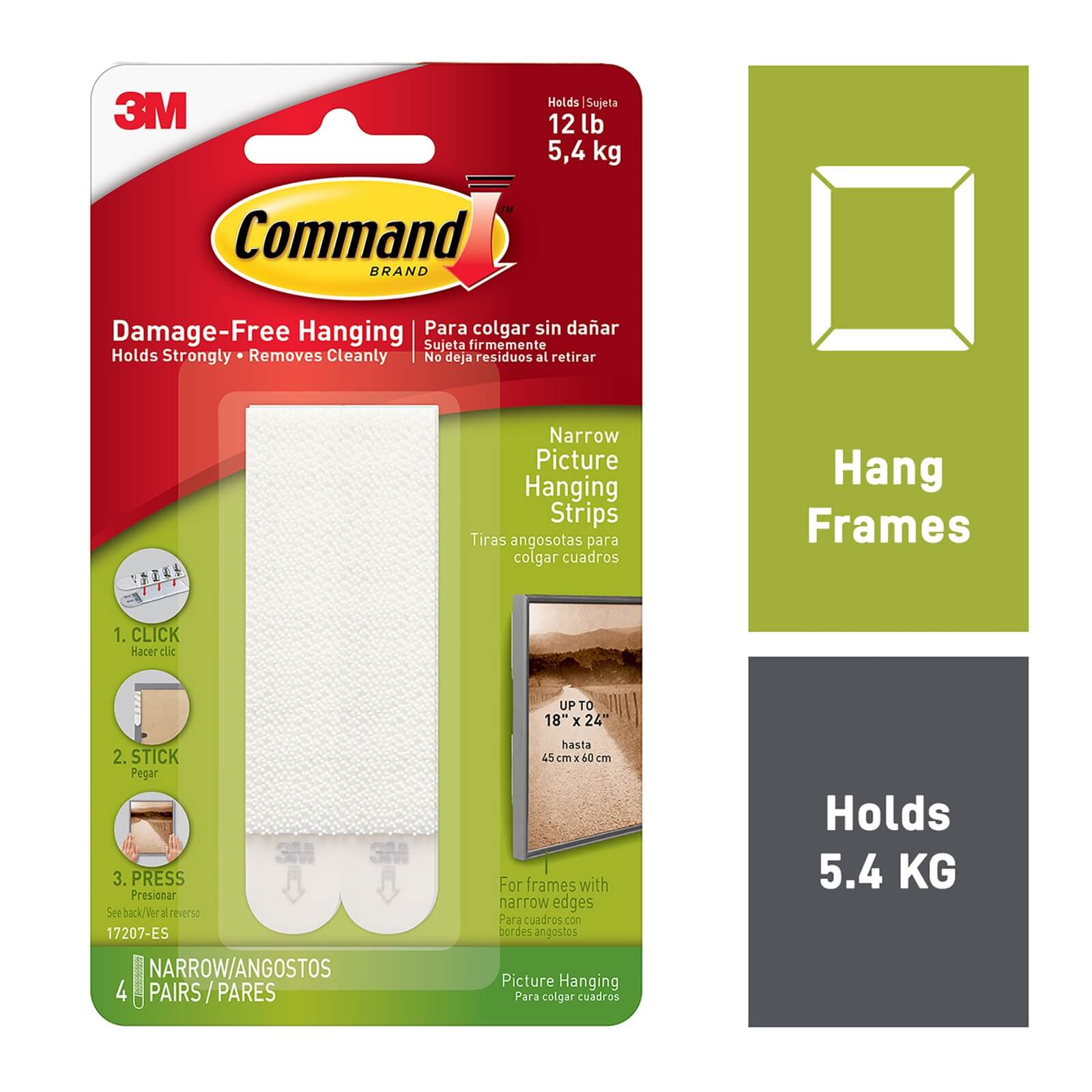 Command Narrow Picture Hanging Strips