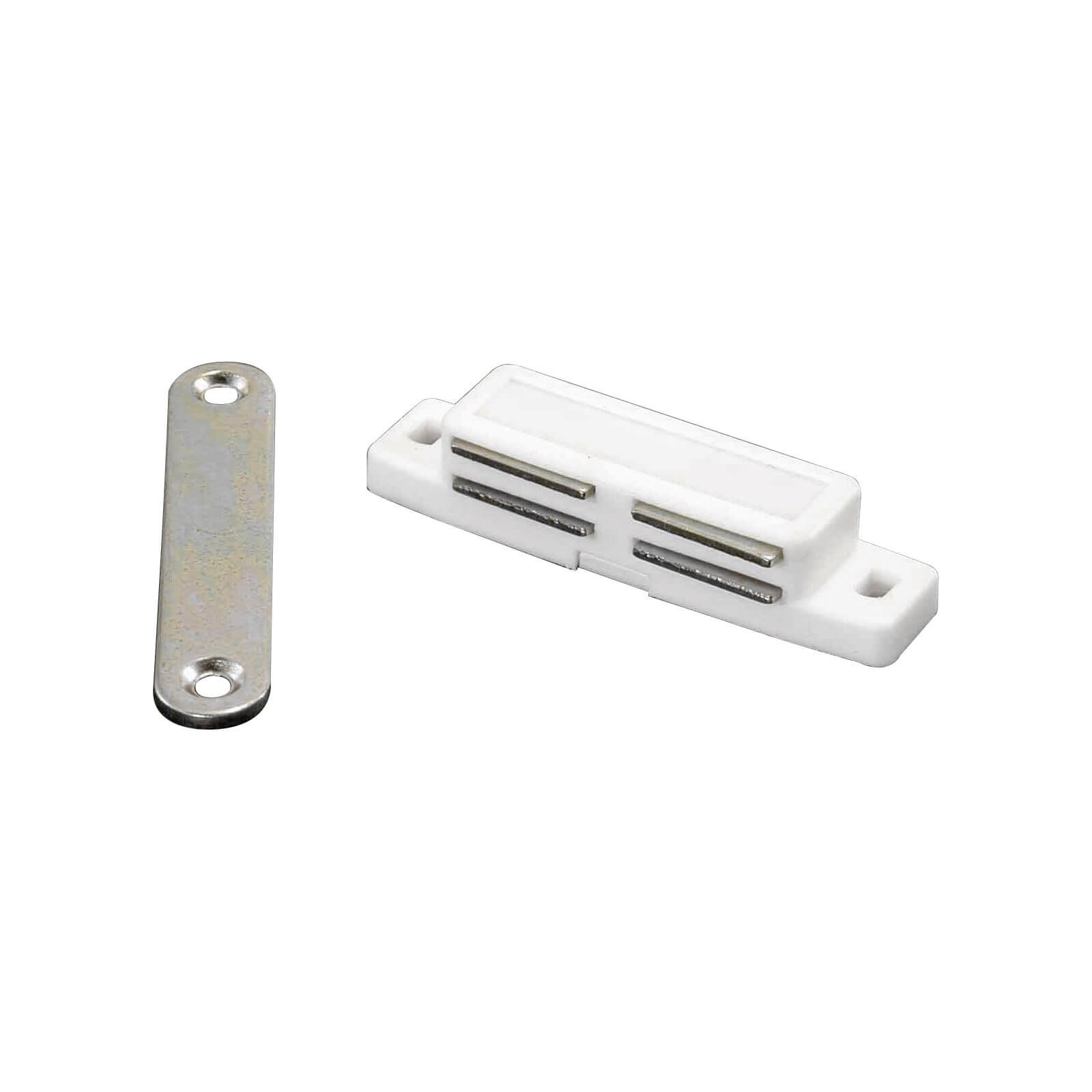 Magnetic Catch - White - 70 x 16 x 15mm x 1