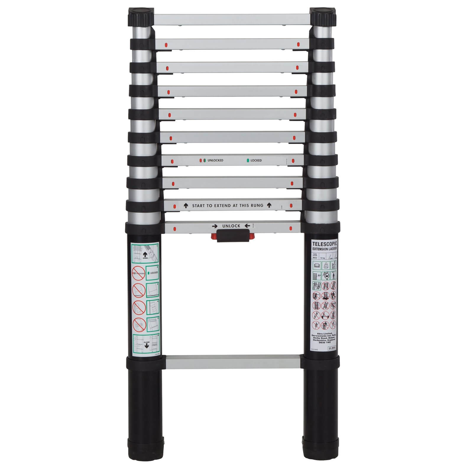 Abru Telescopic Extension ladder 3.2m Homebase