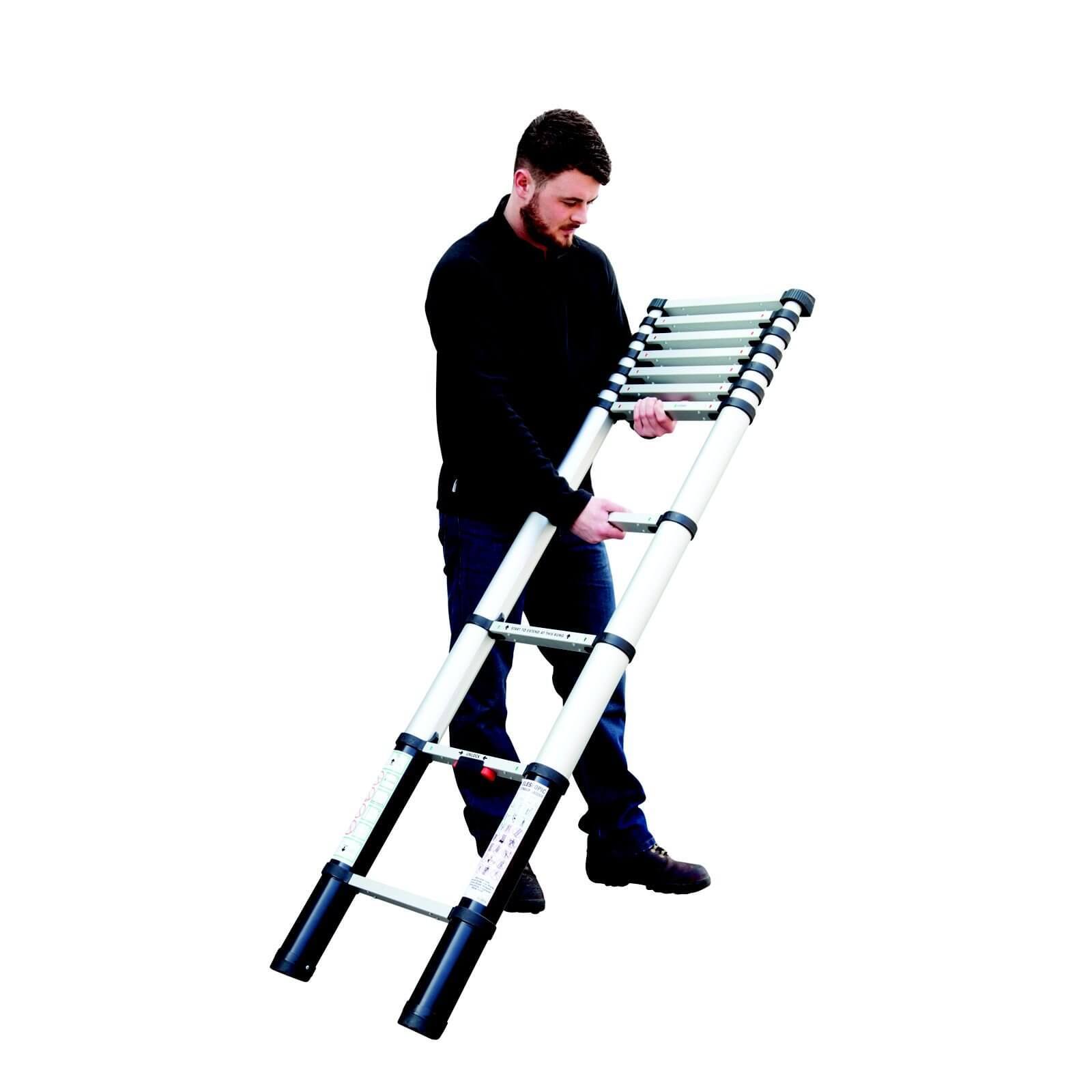 Abru Telescopic Extension ladder 3.2m Homebase