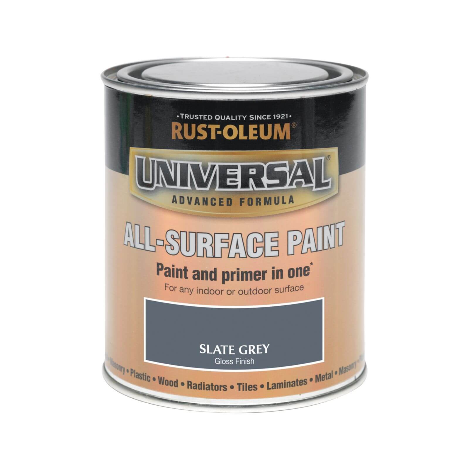 Rust-Oleum Universal All Surface Gloss Paint & Primer - Slate Grey - 750ml