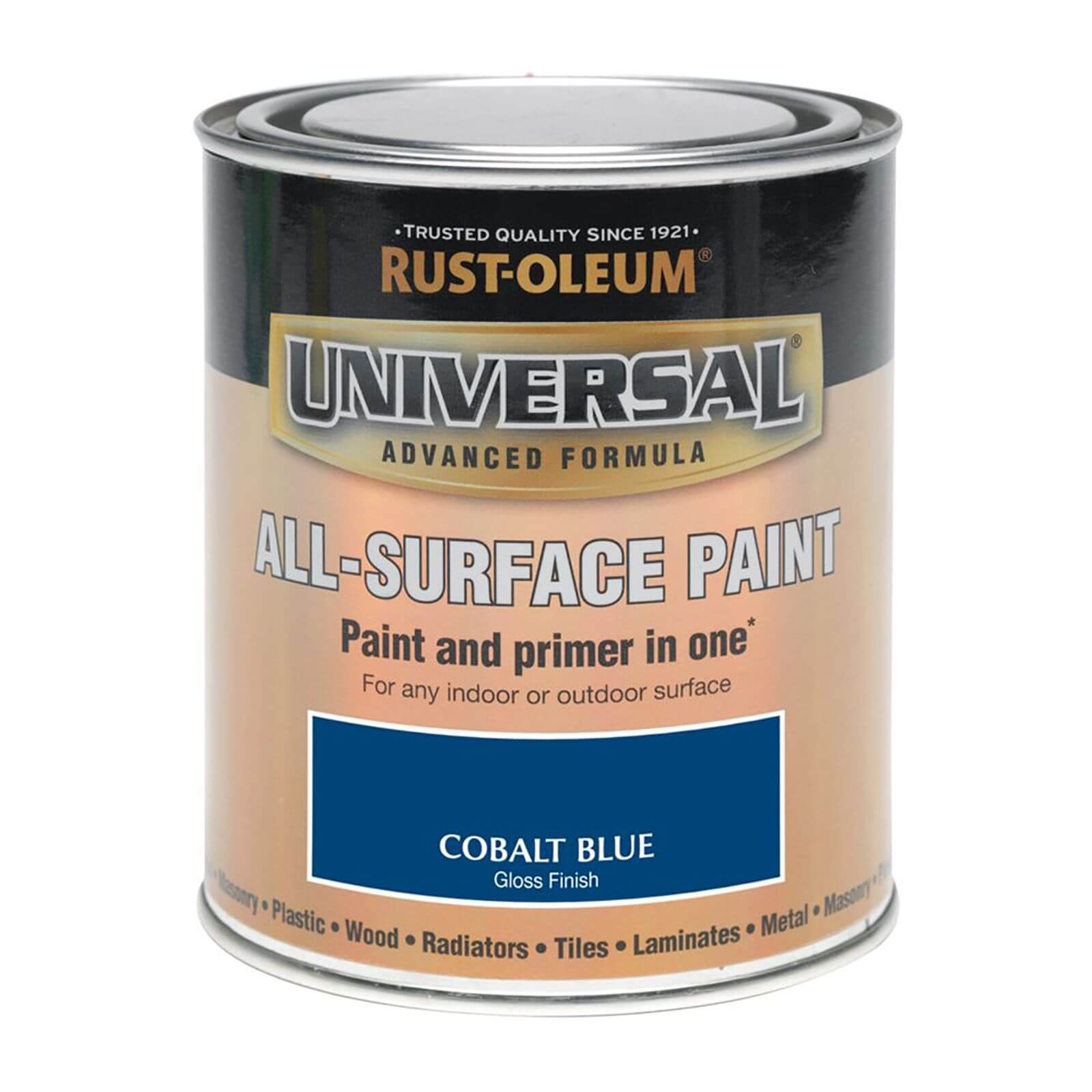 Rust-Oleum Universal All Surface Gloss Paint & Primer - Cobalt Blue - 250ml