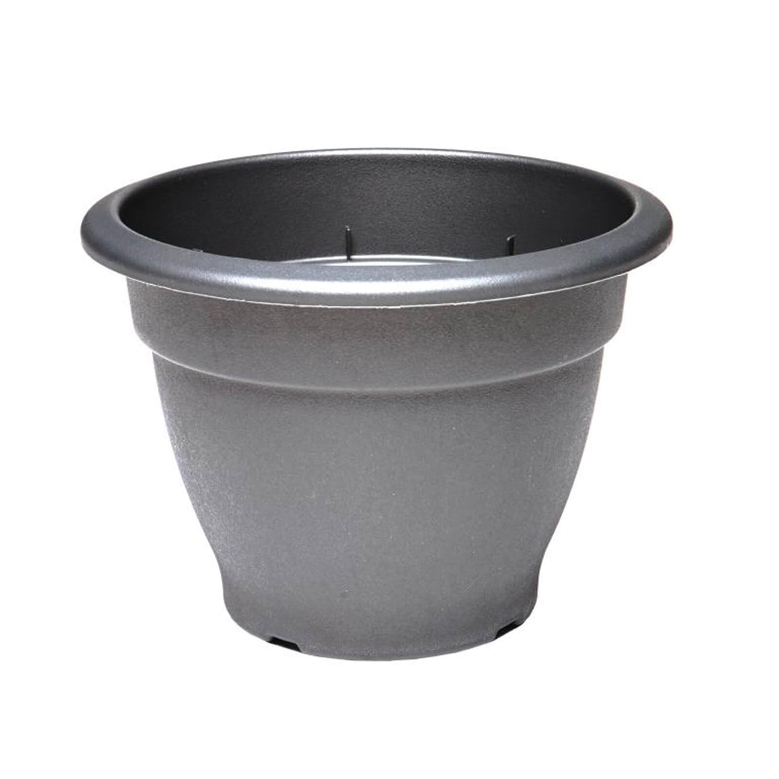 Round Bell Pot in Black - 66cm