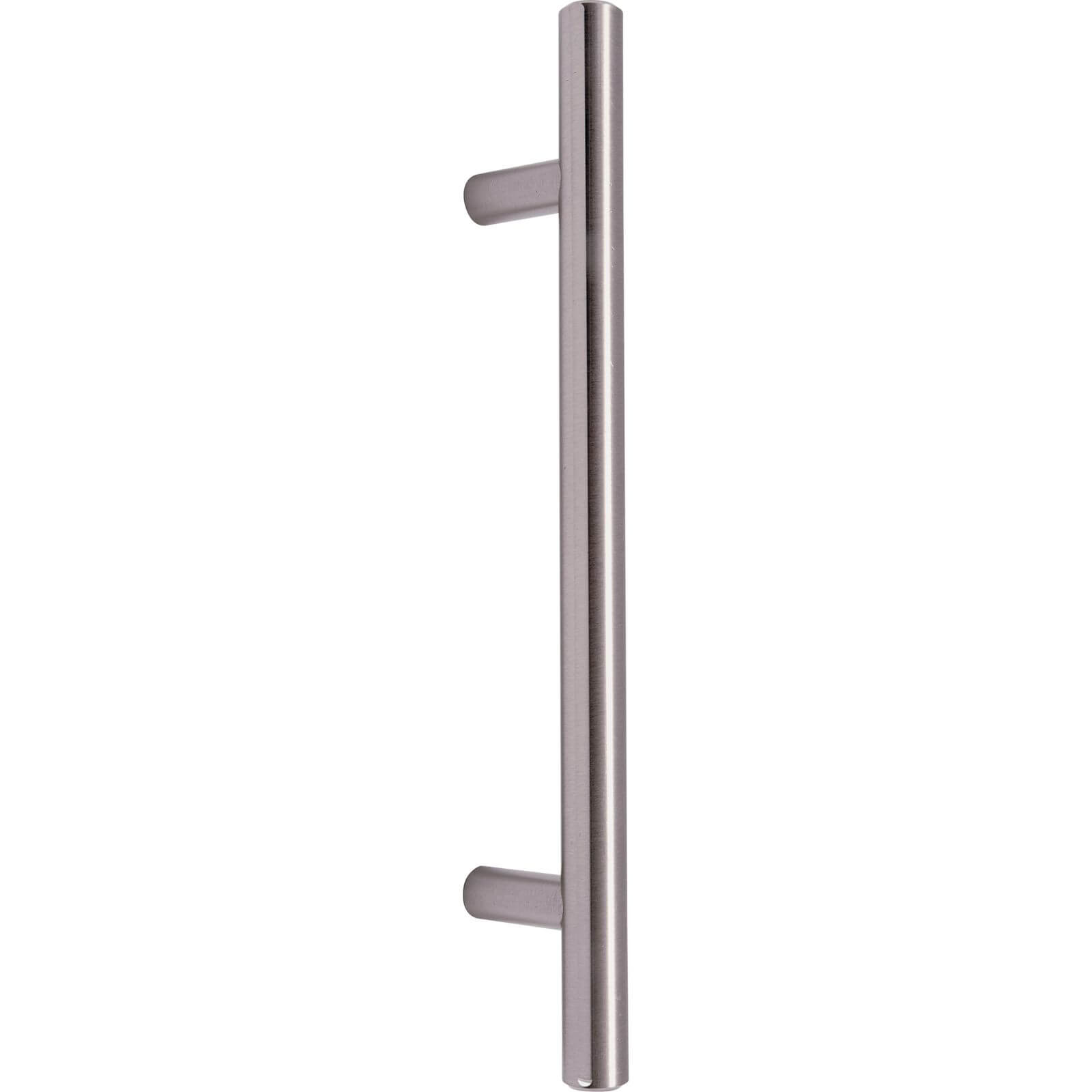 Contemporary T-Bar Door Handle - Satin Nickel