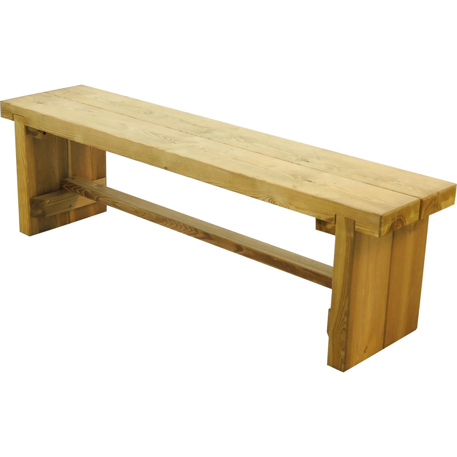 Forest Double Wooden Sleeper Bench - 1.2m