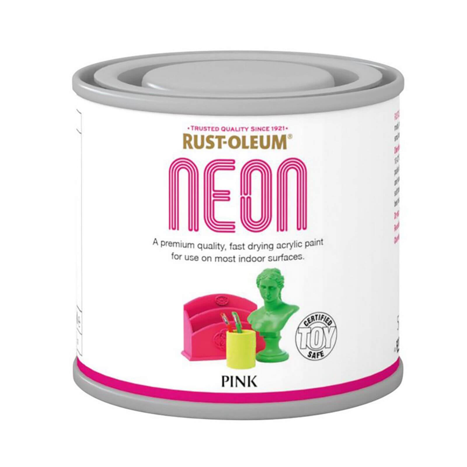 Rust-Oleum Neon Pink Paint - 125ml