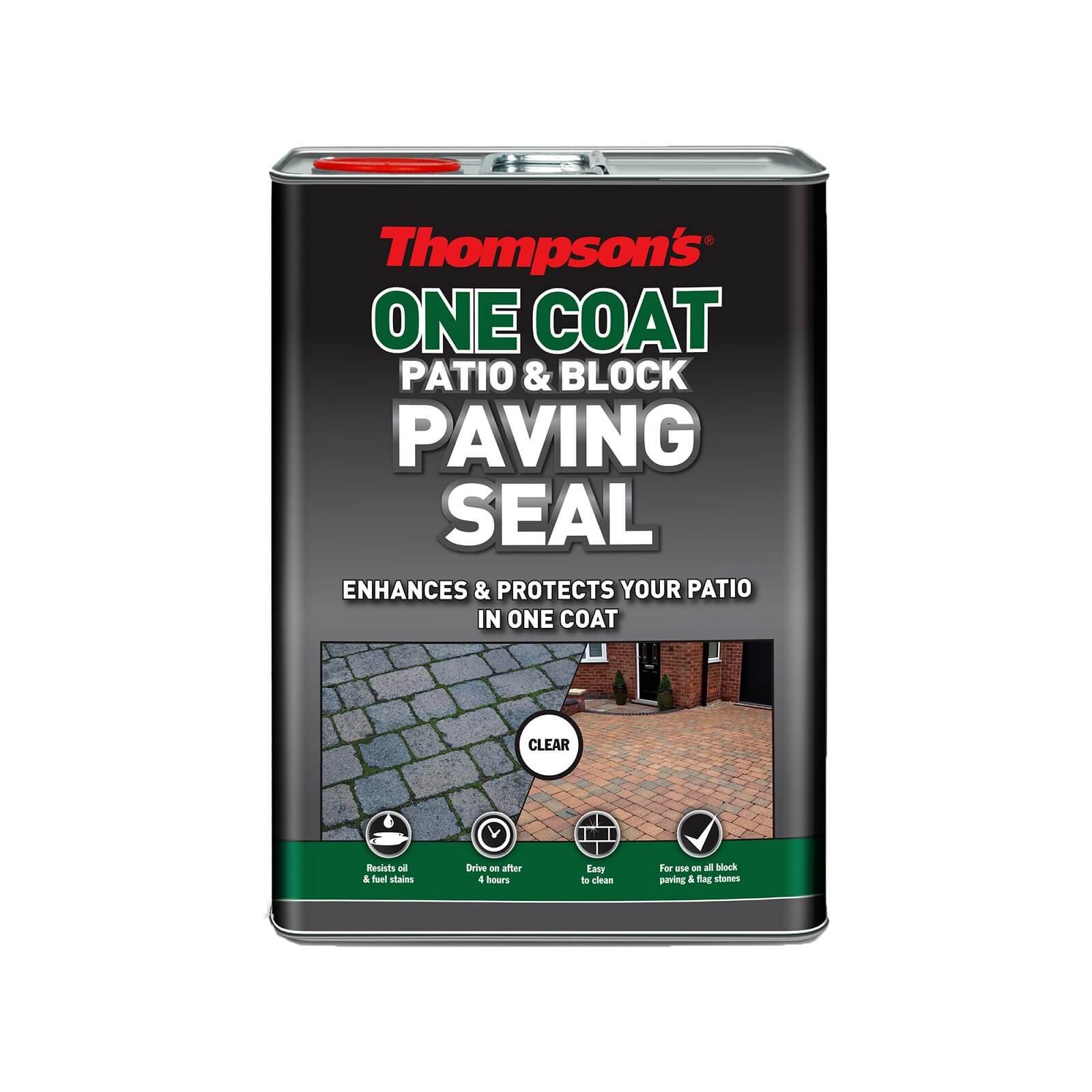 Thompson's Clear One Coat Patio and Block Paving Seal - 5L