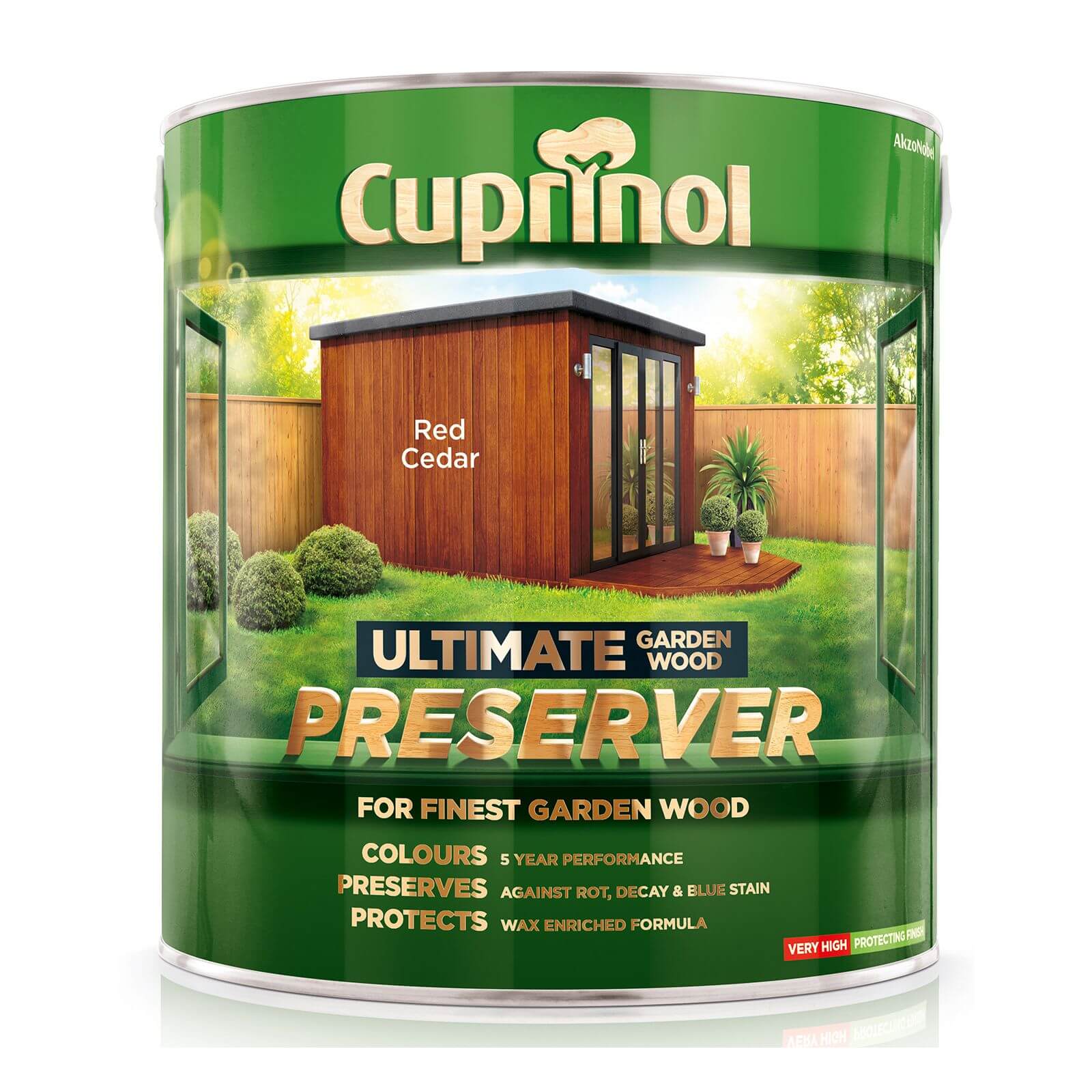 Cuprinol Ultimate Garden Wood Preserver Red Cedar - 4L