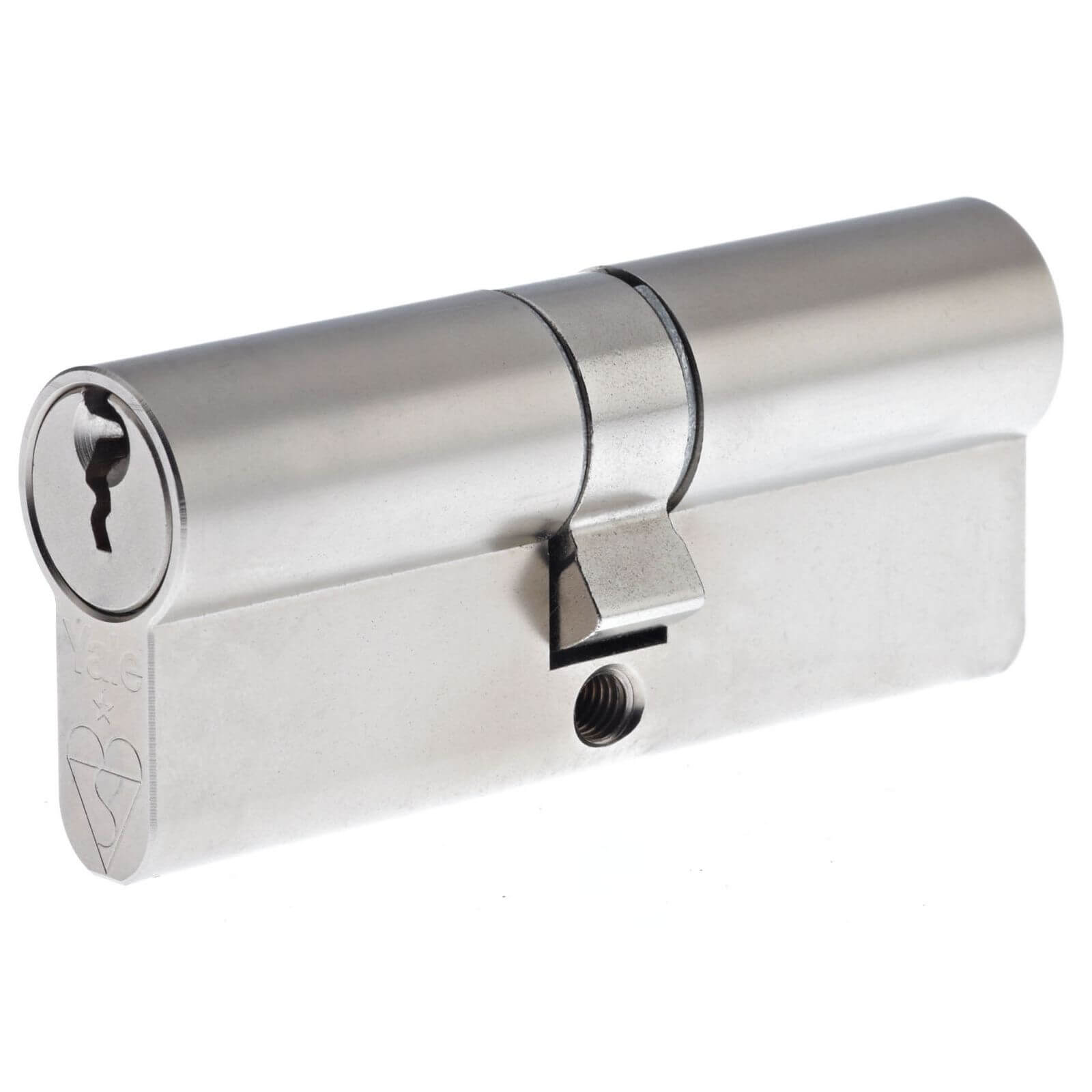 Yale Kitemarked Euro Double Cylinder - 40:10:50 (100mm) - Nickel Plated