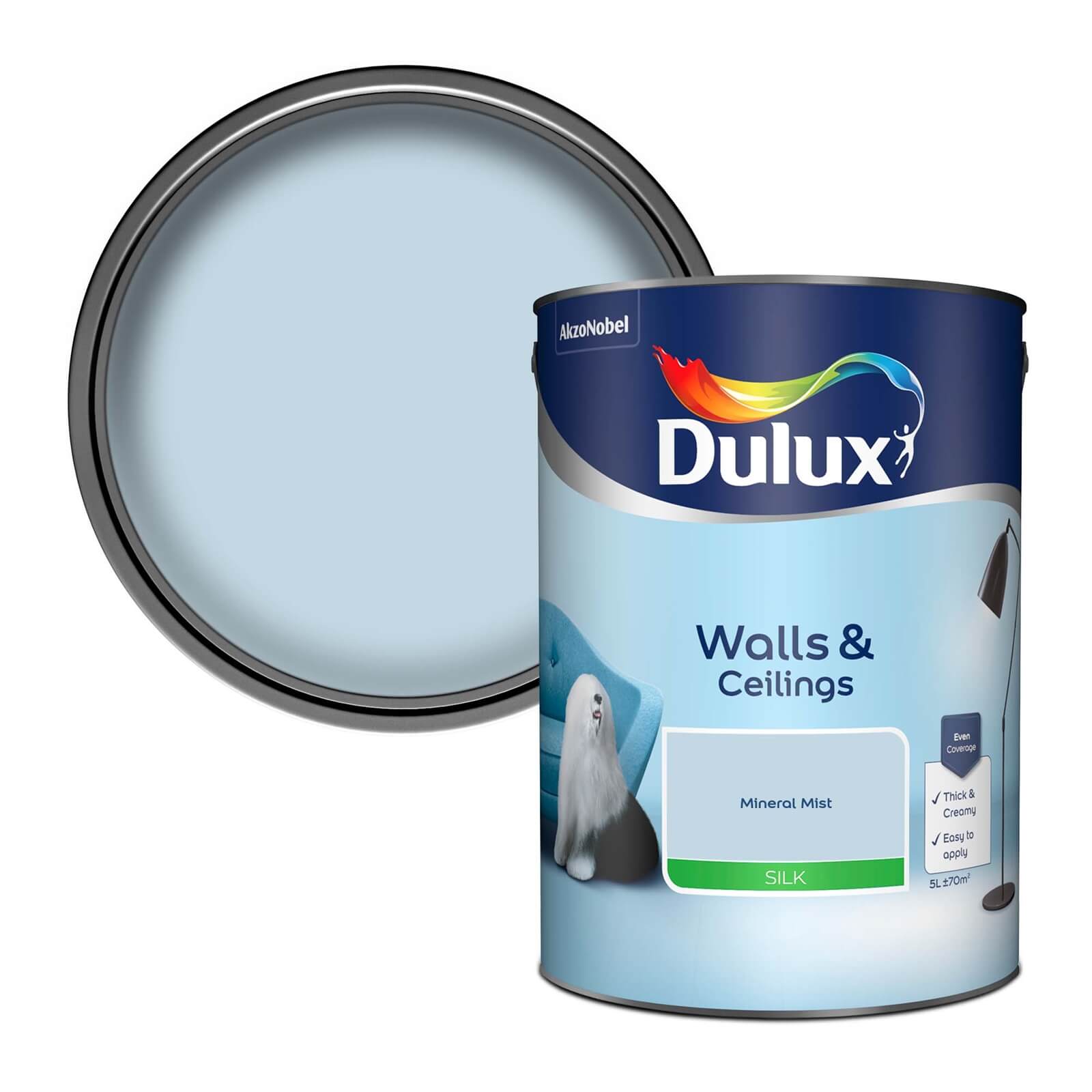 Dulux Silk Emulsion Paint Mineral Mist - 5L