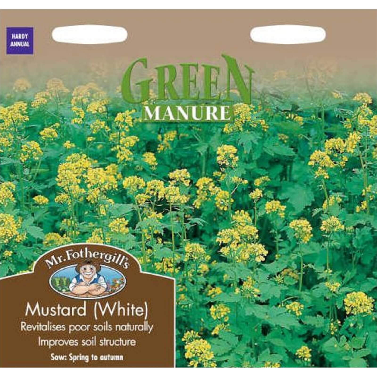 Mr. Fothergill's White Mustard Green Manure (Sinapis Alba) Seeds