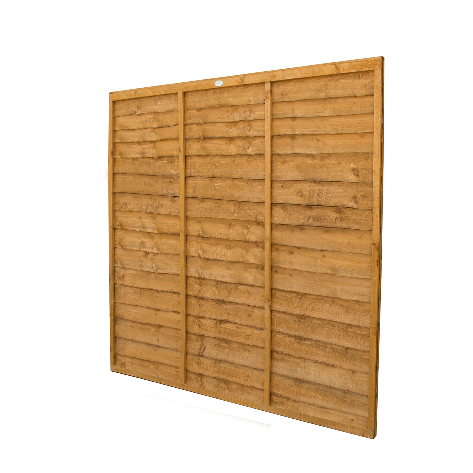 Forest Larchlap Lap 6x6ft Fence Panel - Pack of 3