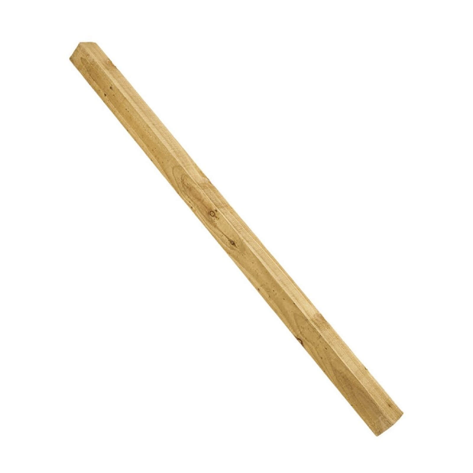 Forest Garden Larchlap Sawn Post 2.4m (2400 x 75 x 75mm) - Pack of 4