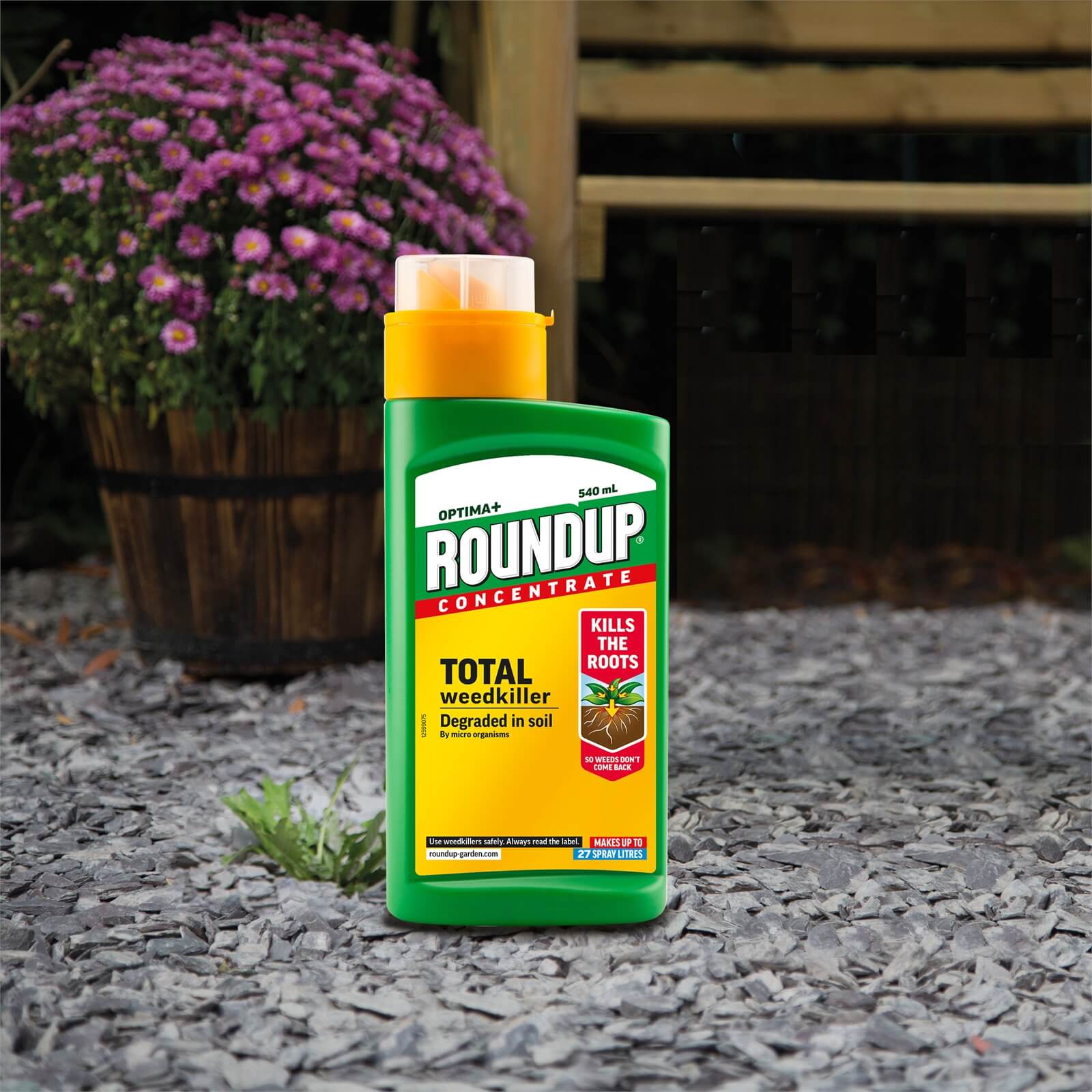 Roundup Total Concentrate Weedkiller - 540ml