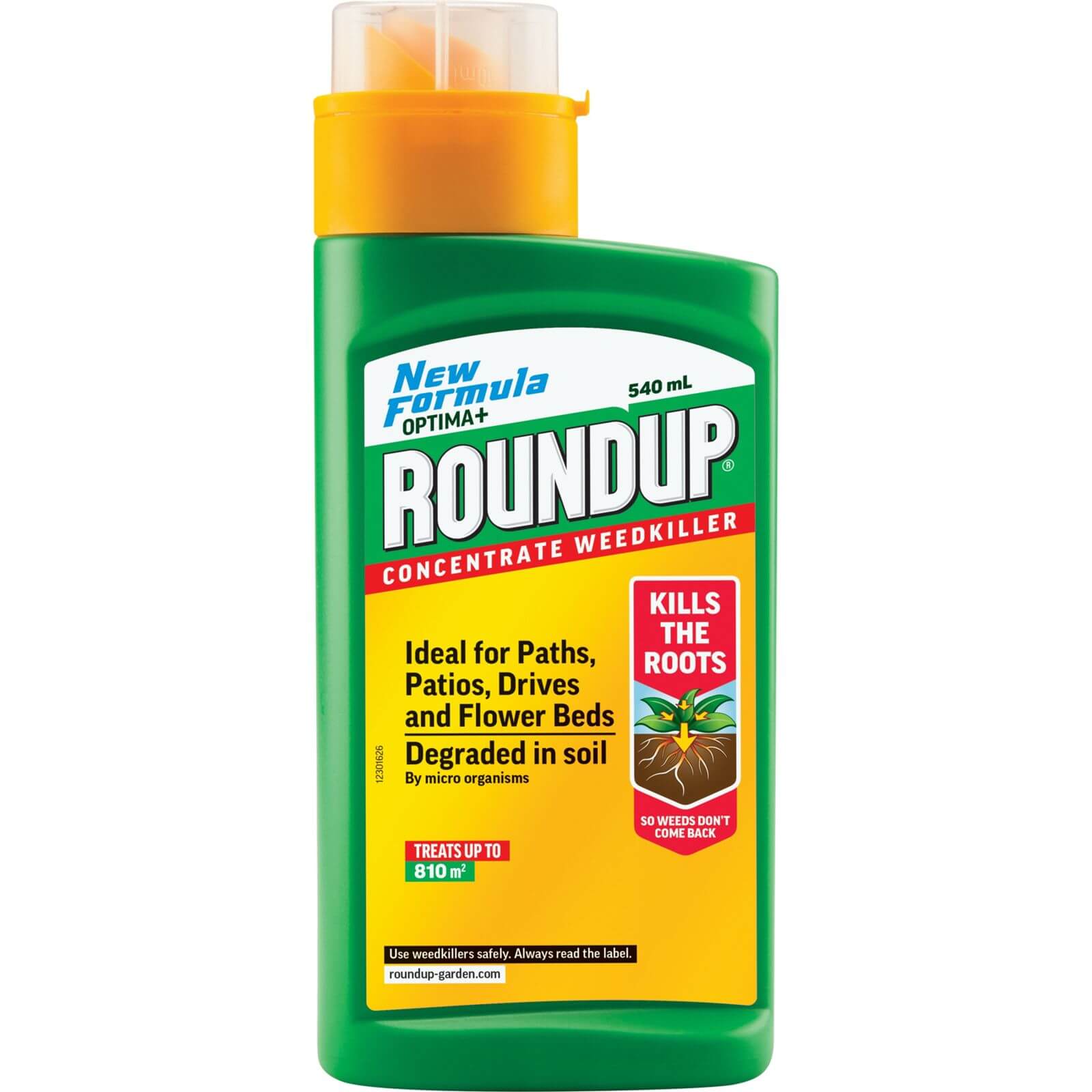 Roundup Total Concentrate Weedkiller - 540ml