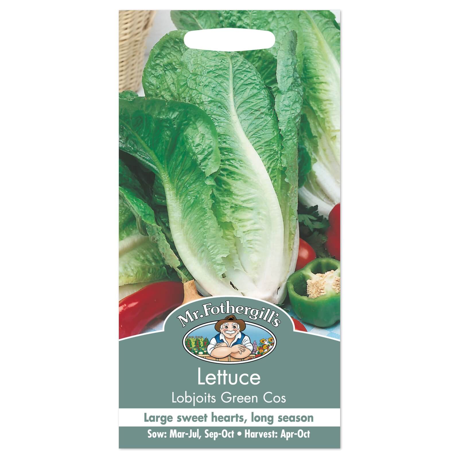 Mr. Fothergill's Lettuce Lobjoits Green Cos Seeds