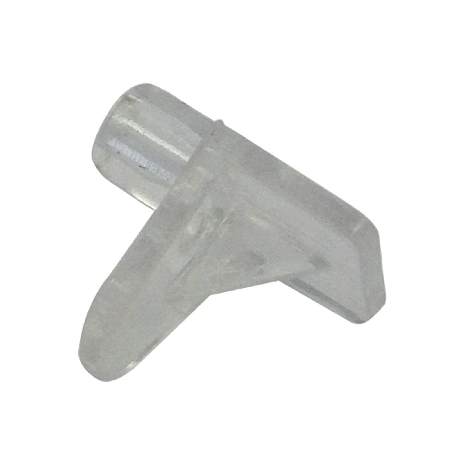 Push In Shelf Support Clear - 12 Pack