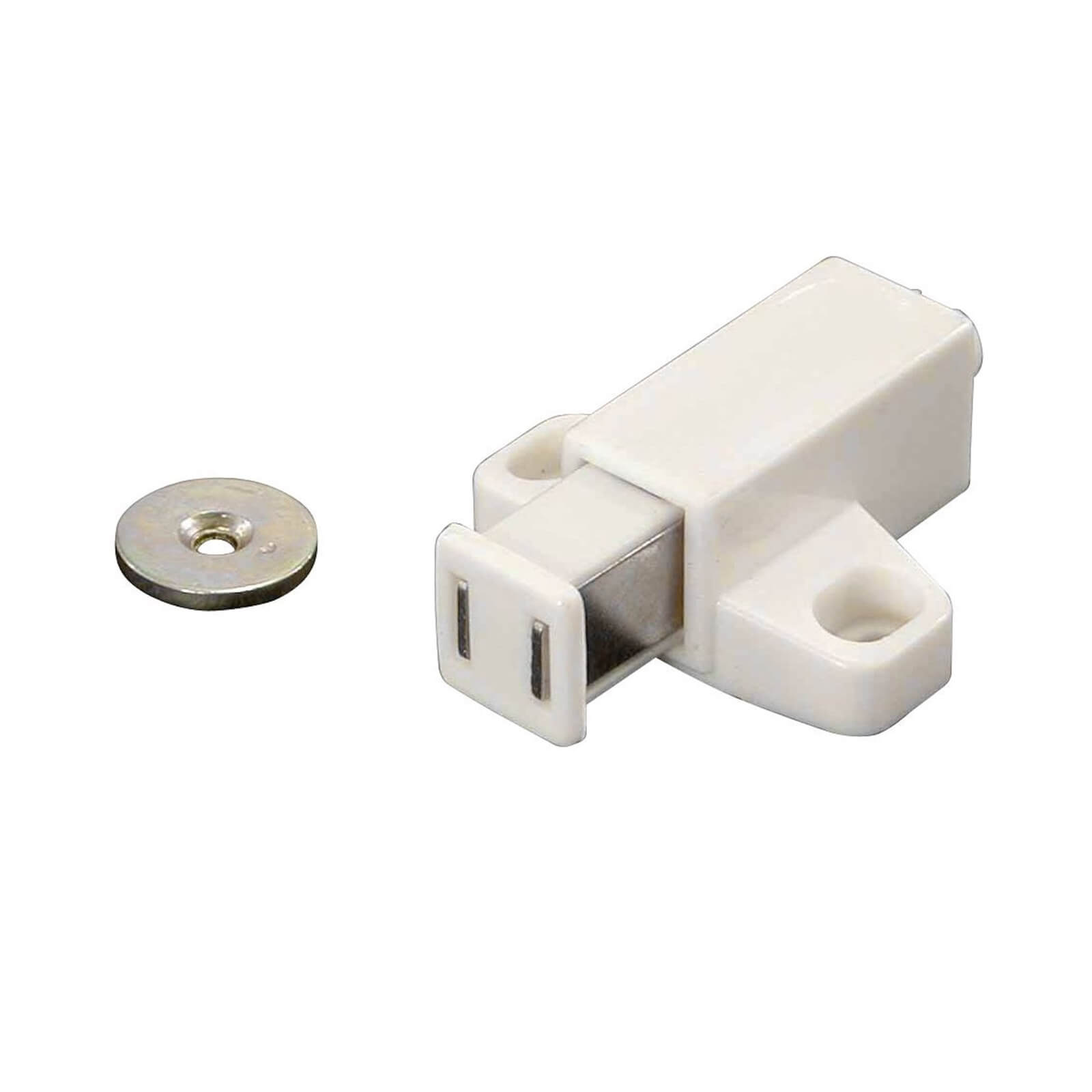 Magnetic Catch - White - 45 x 43 x 17mm