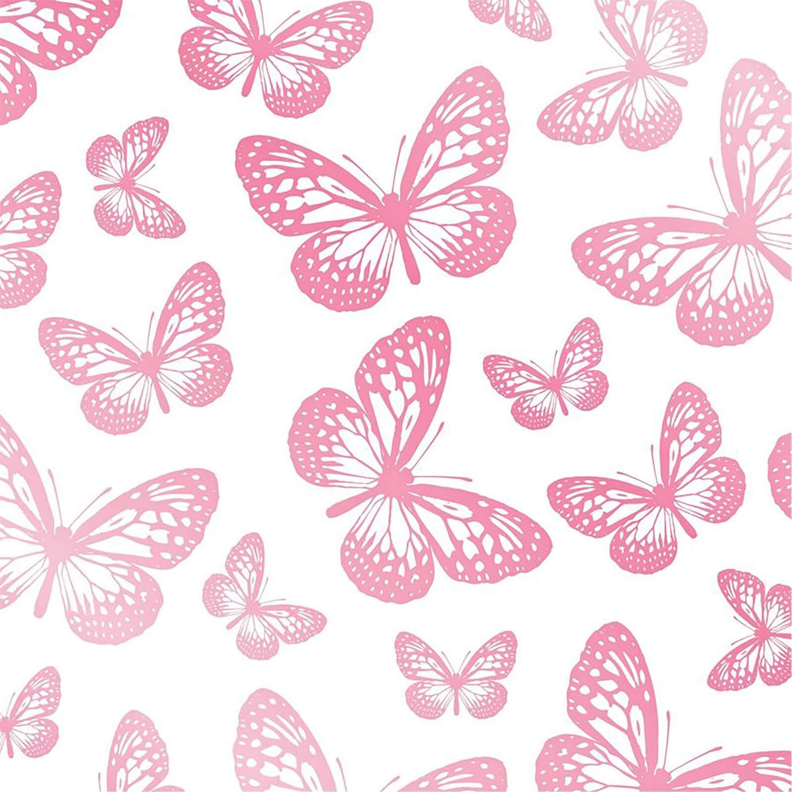 Fresco Butterflies Wallpaper