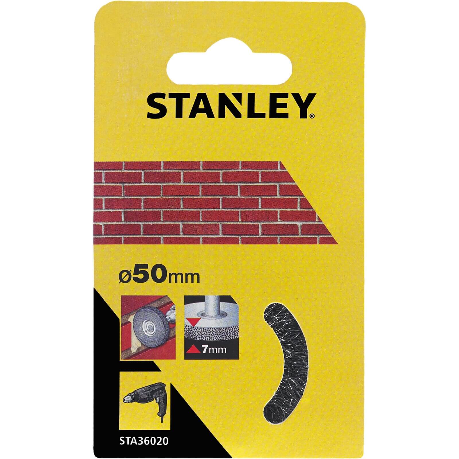 Stanley 50mm Wire Wheel Brush - STA36020-XJ