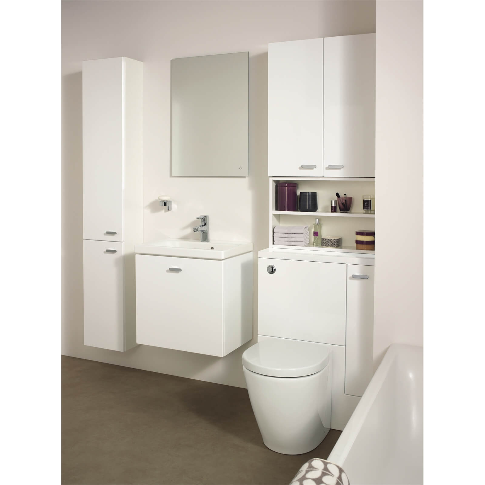 Ideal Standard Senses Space Wall Hung Vanity Unit - 55cm - Gloss White