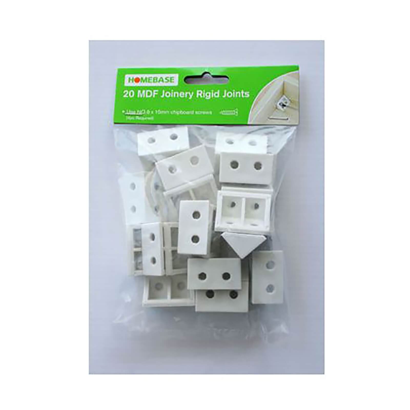 MDF Joinery Rigid Joints - 20 Pack