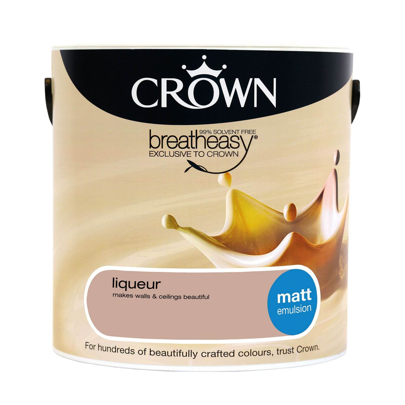Crown Breatheasy Liqueur - Matt Emulsion Paint - 2.5L