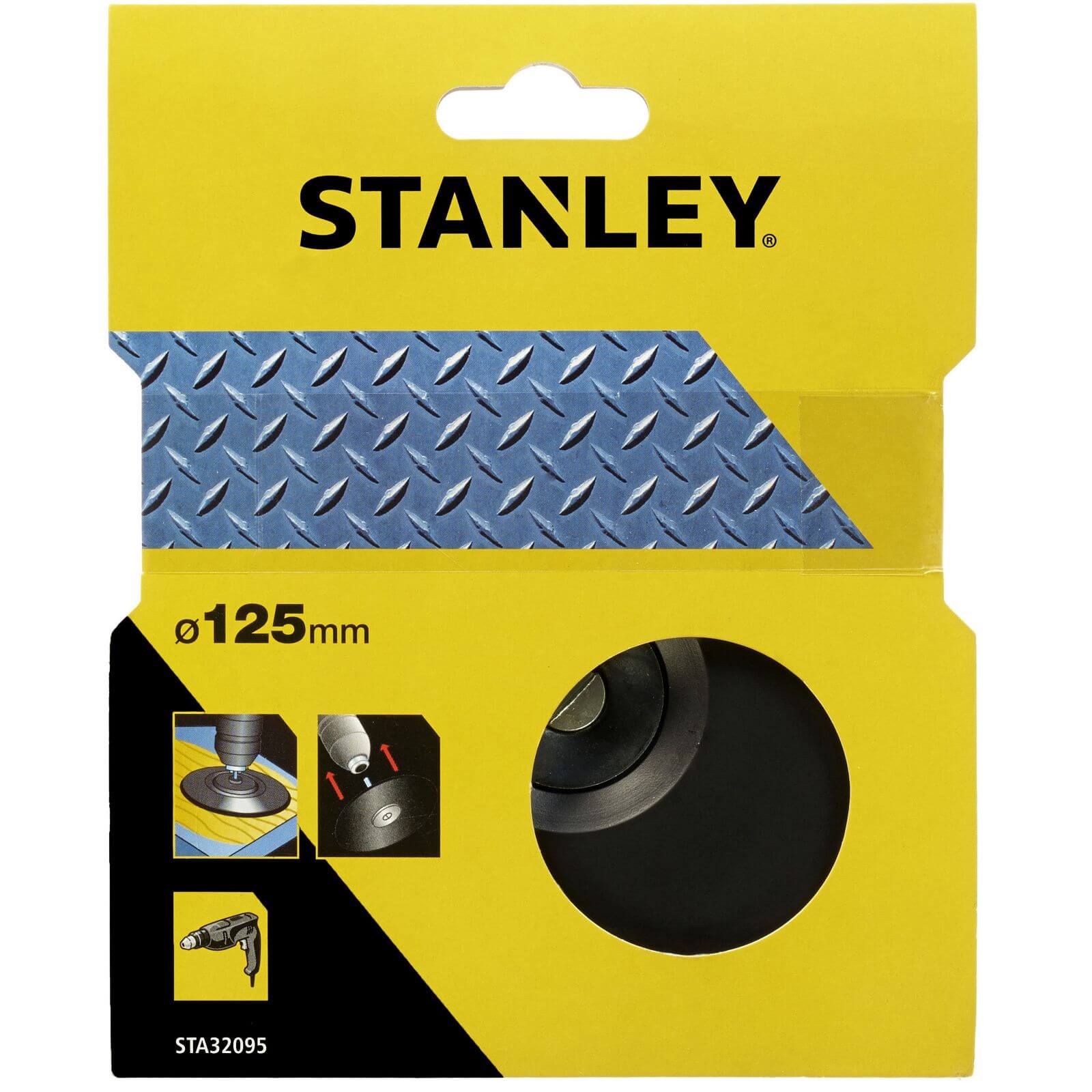 Stanley 125mm Drill Backing Pad - STA32095-XJ