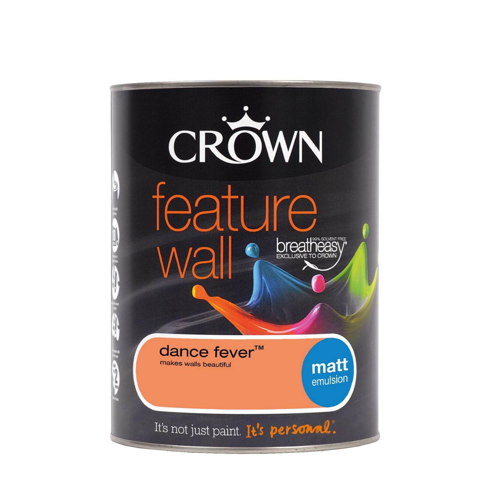 Crown Feature Wall Breatheasy Dance Fever - Matt Paint - 1.25L