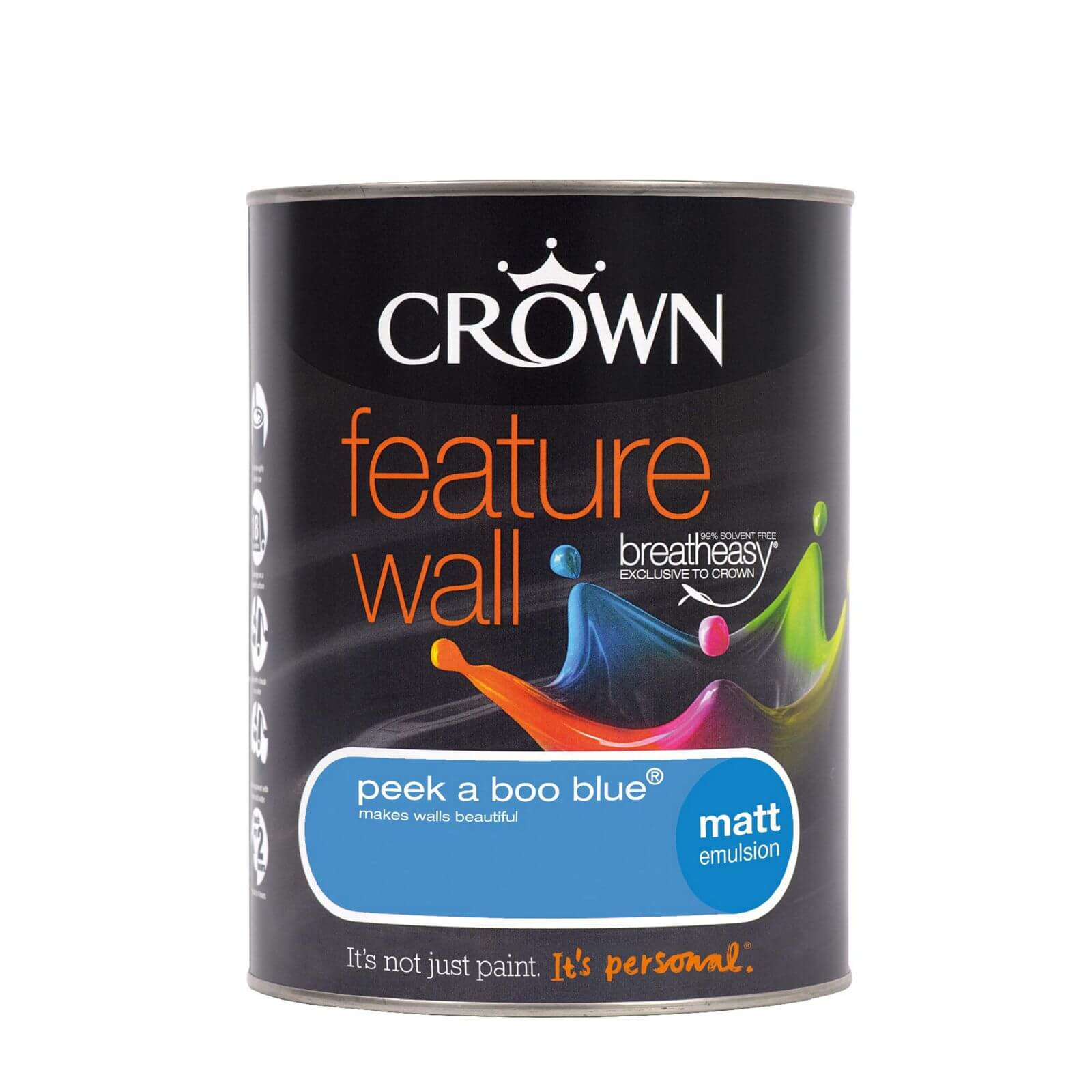 Crown Feature Wall Breatheasy Peek-A-Boo Blue - Matt Paint - 1.25L