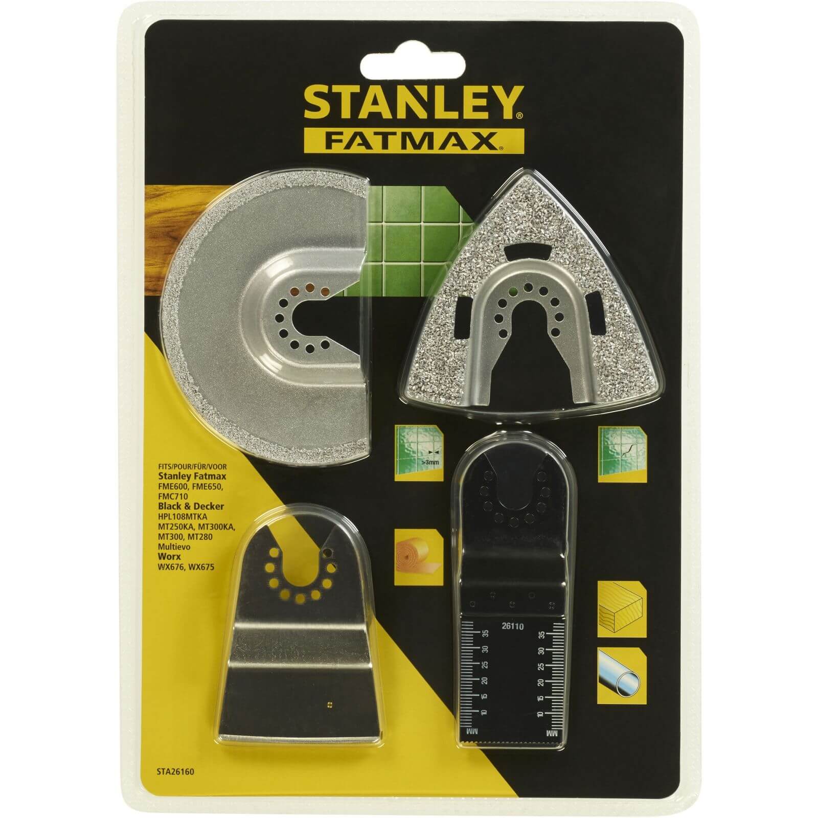 Stanley Fatmax Oscillator Set - 4pc Tiling - STA26160-XJ