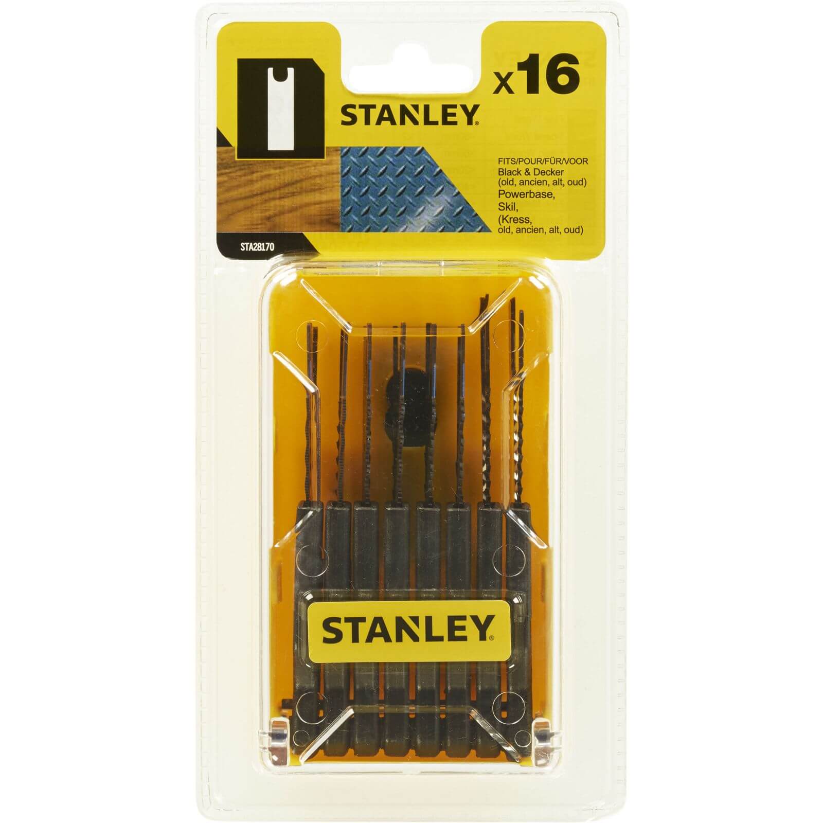 Stanley 16 Pc Jigsaw Blade Set - STA28170-XJ