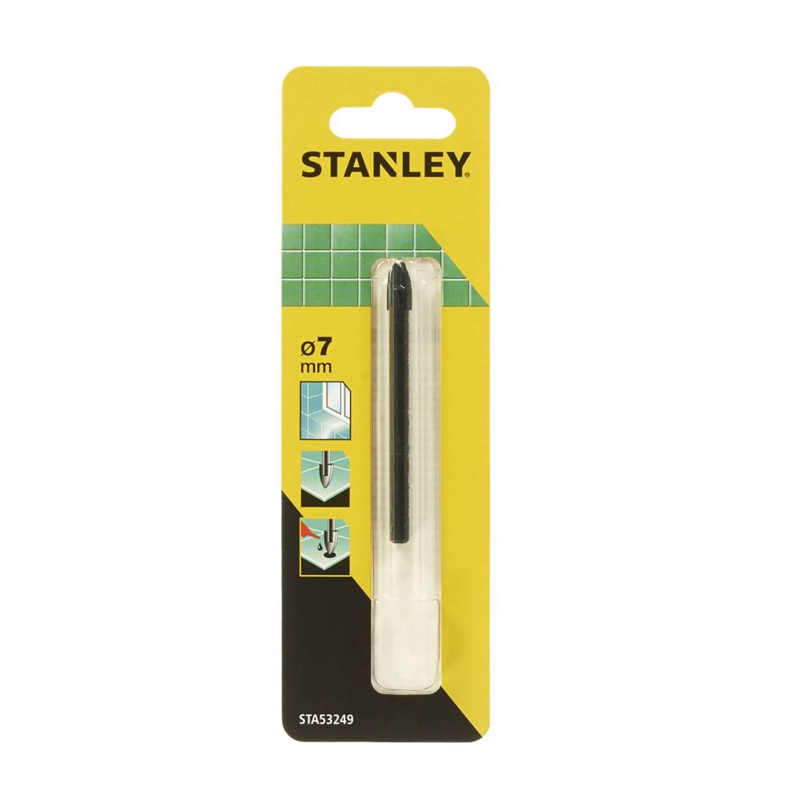 Stanley Drill Bit Tile & Glass 7mm - STA53249-QZ
