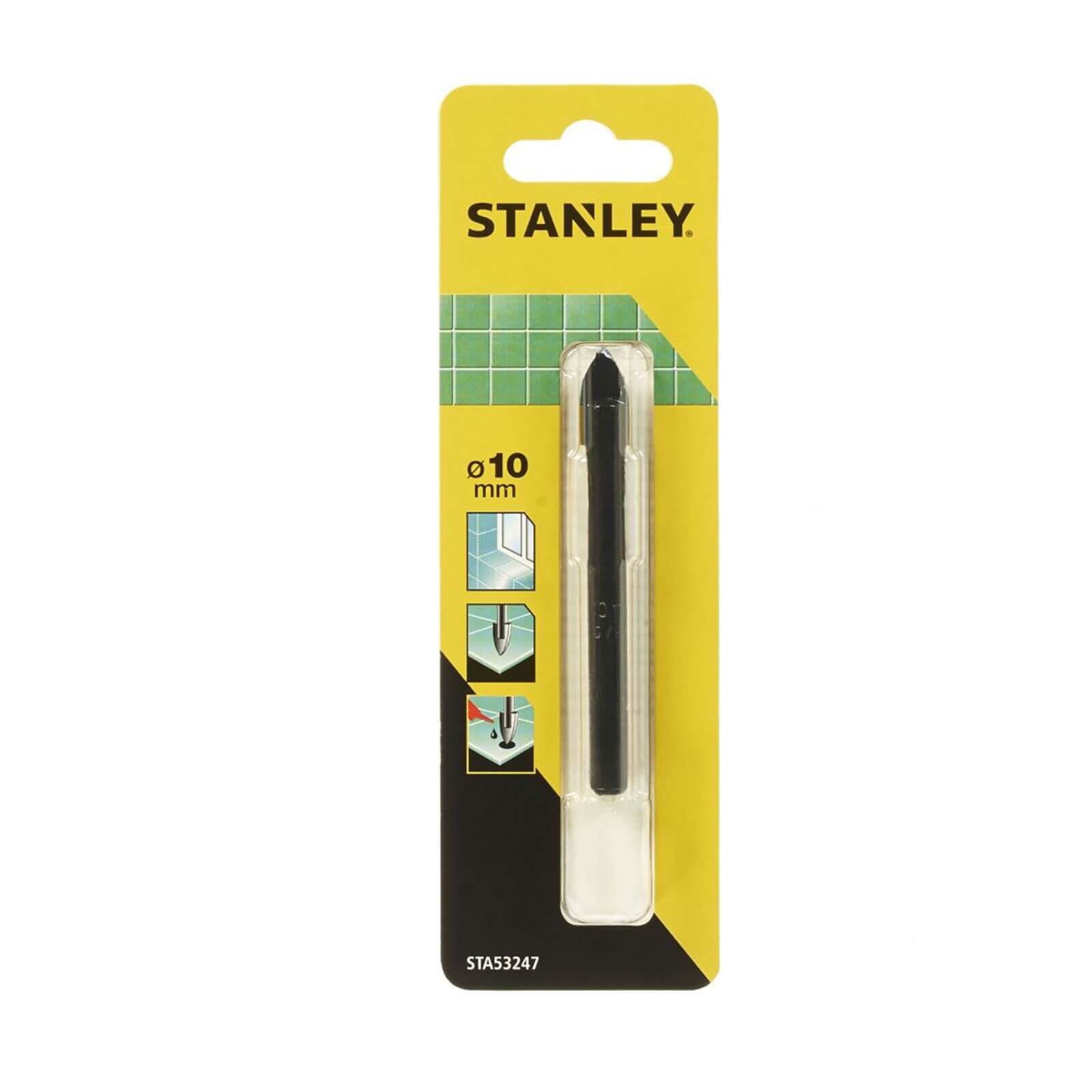 Stanley Drill Bit Tile & Glass 10mm - STA53247-QZ
