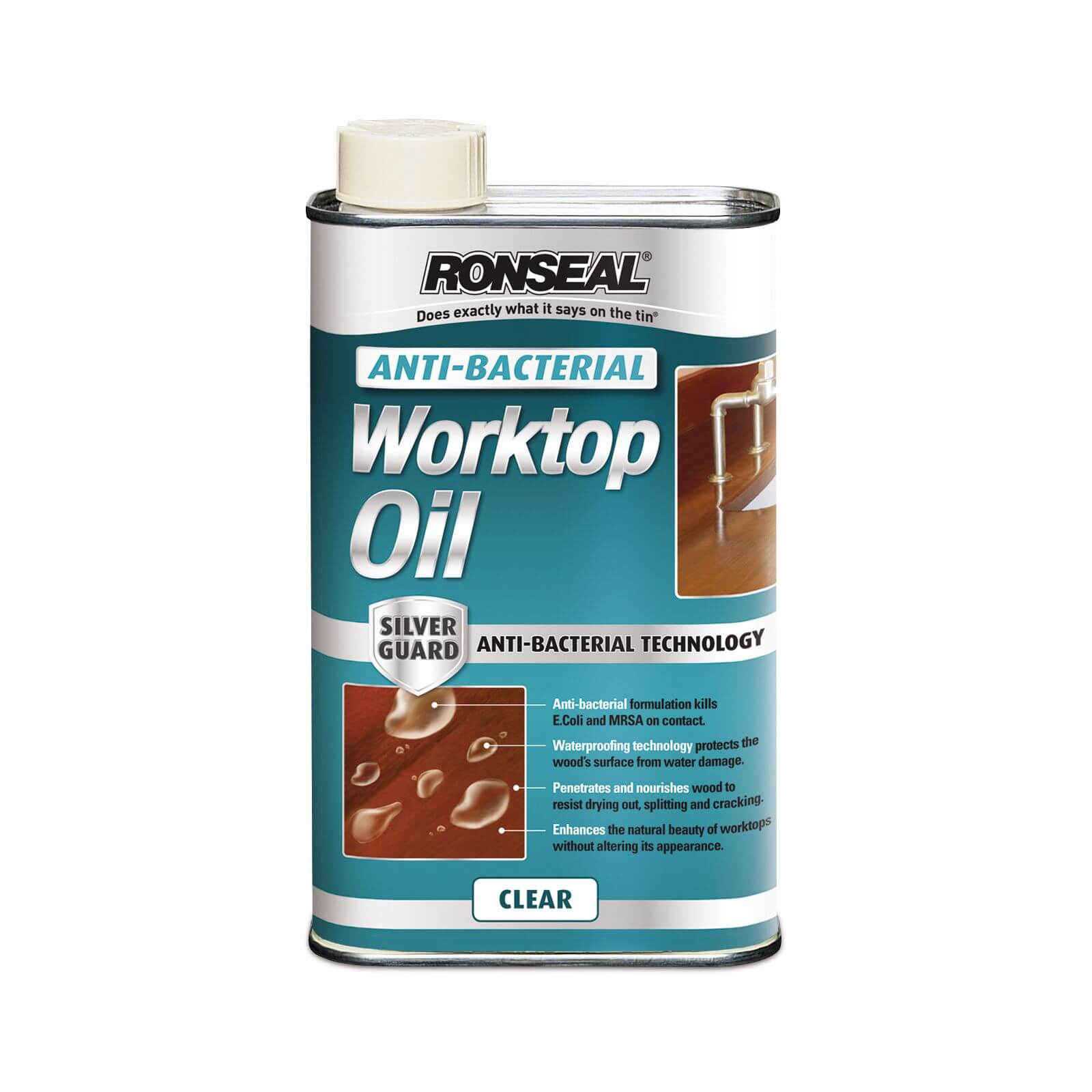 Ronseal Anti-Bacterial Work Top Oil 1L