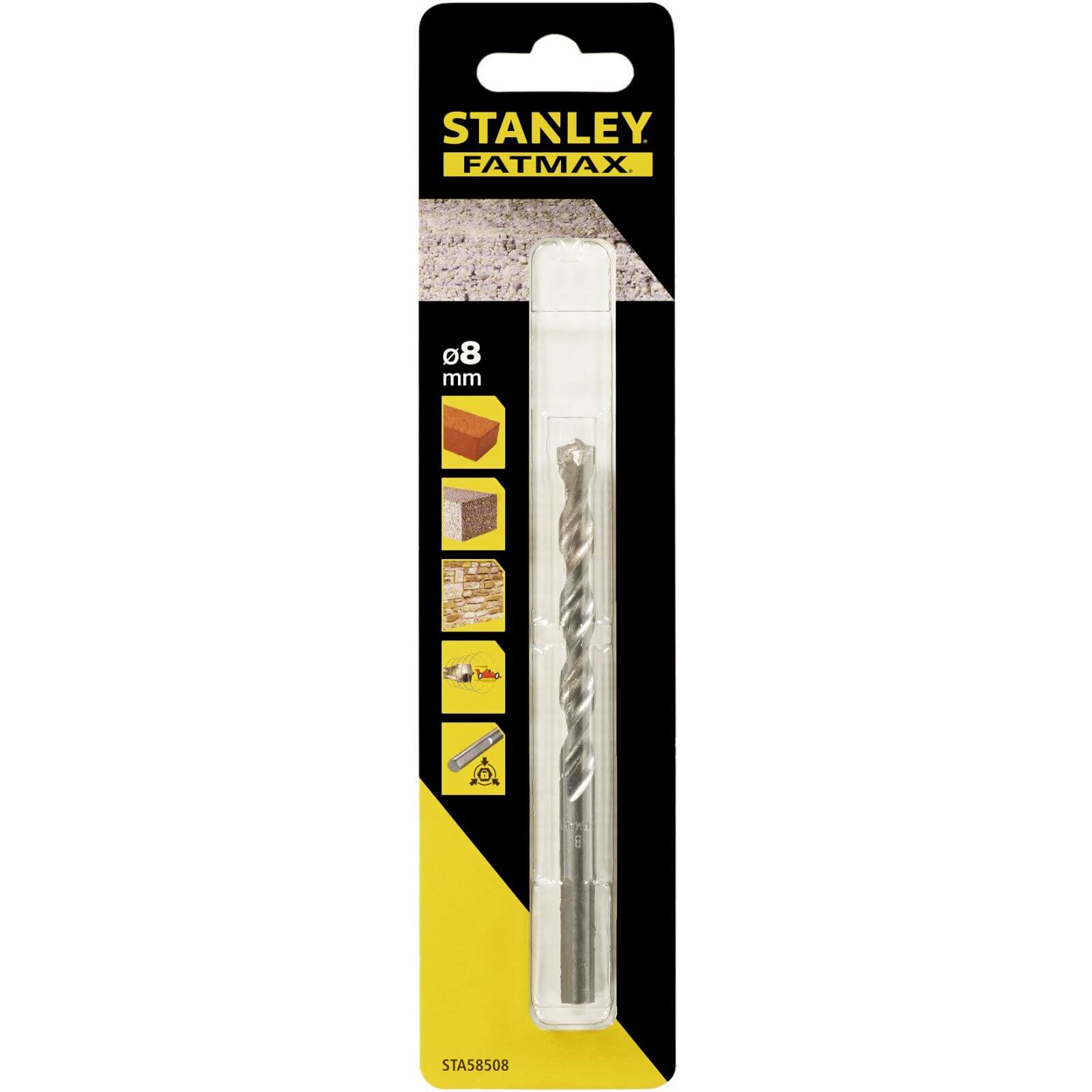 Stanley Fatmax Masonry Drill Bit 8 x 120mm - STA58508-QZ