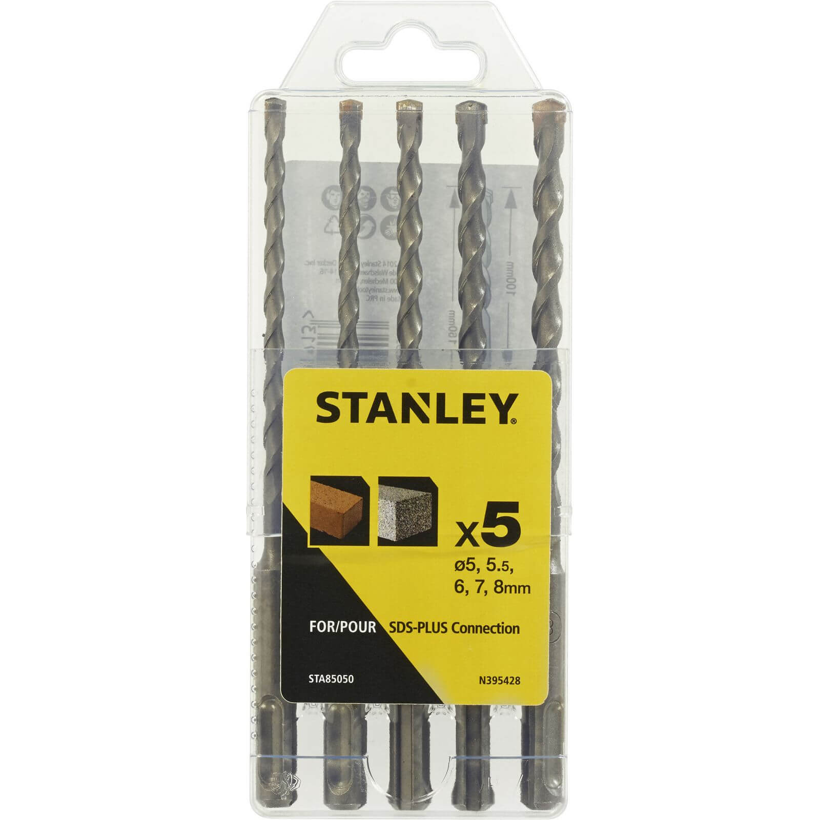 Stanley SDS 160mm Set (5/55/6/7/8) - STA85050-XJ