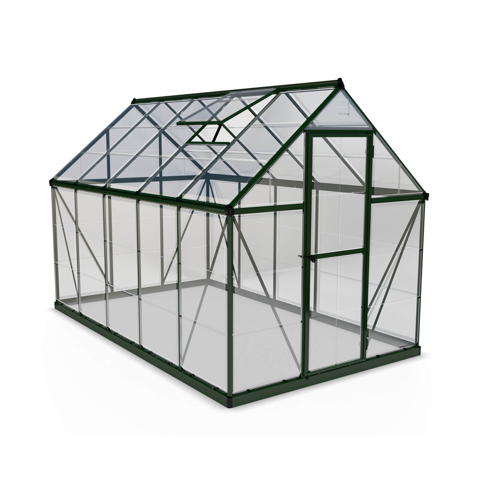 Palram 6 x 10ft  Canopia Harmony Greenhouse  - Green