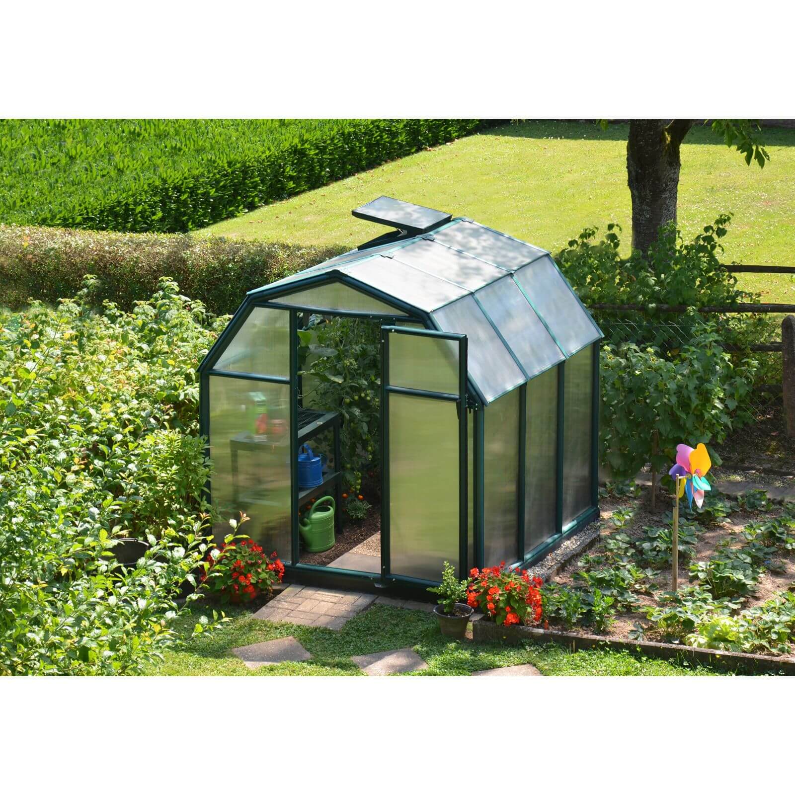 Palram 6 x 6ft Canopia Eco Grow Greenhouse - Green